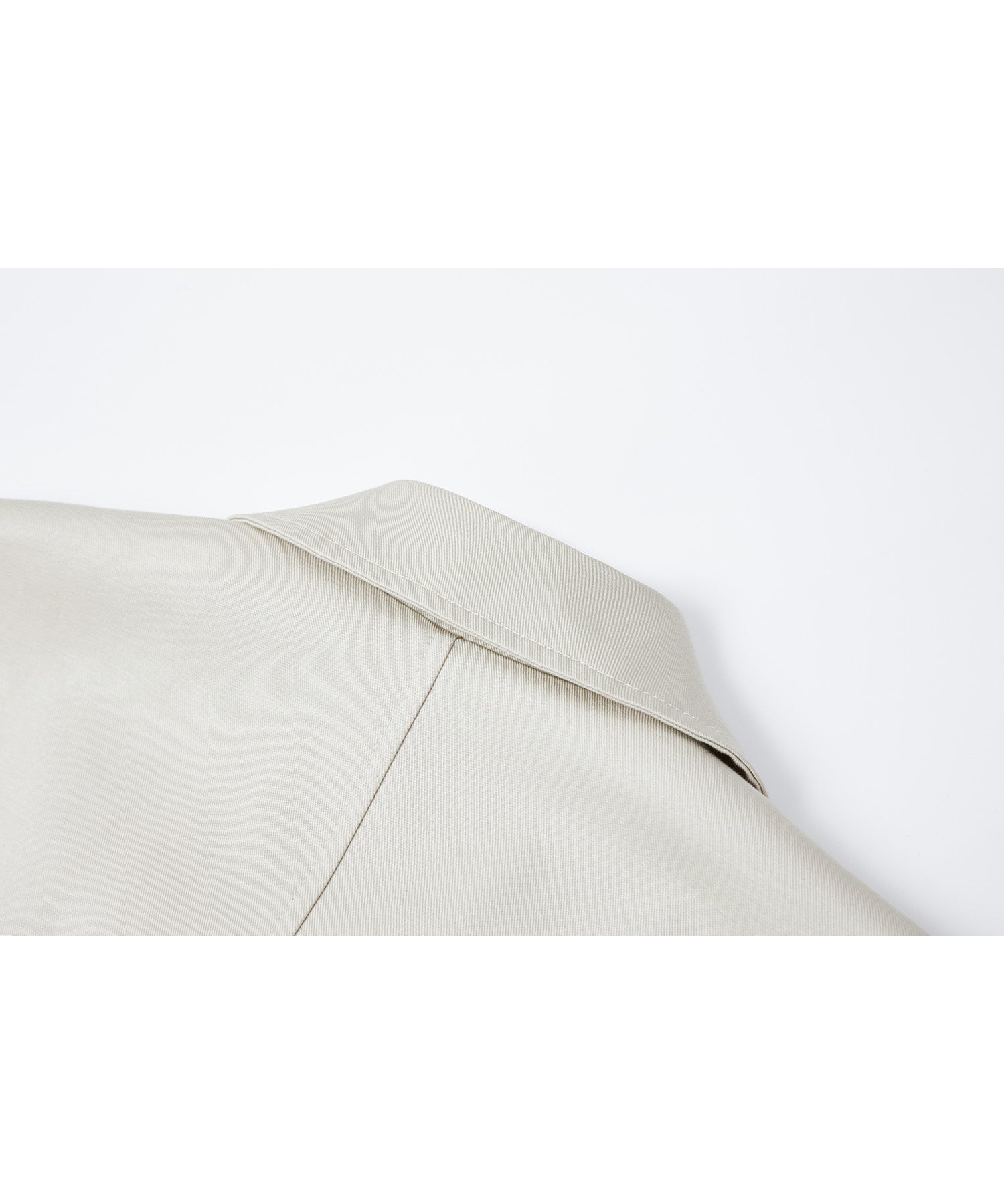 Notched Collar Oversized Belted Trench Coat