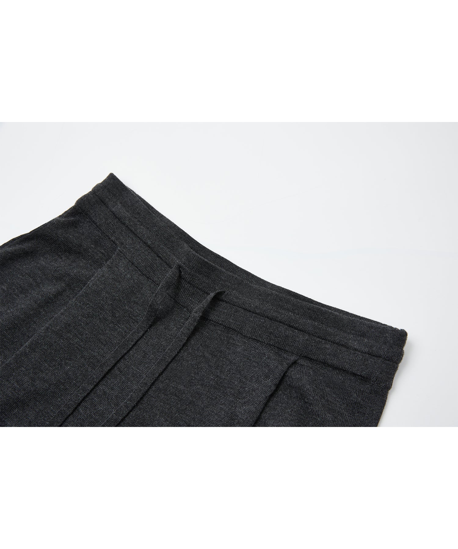 Waist Tuck Knit Wide-Leg Pants