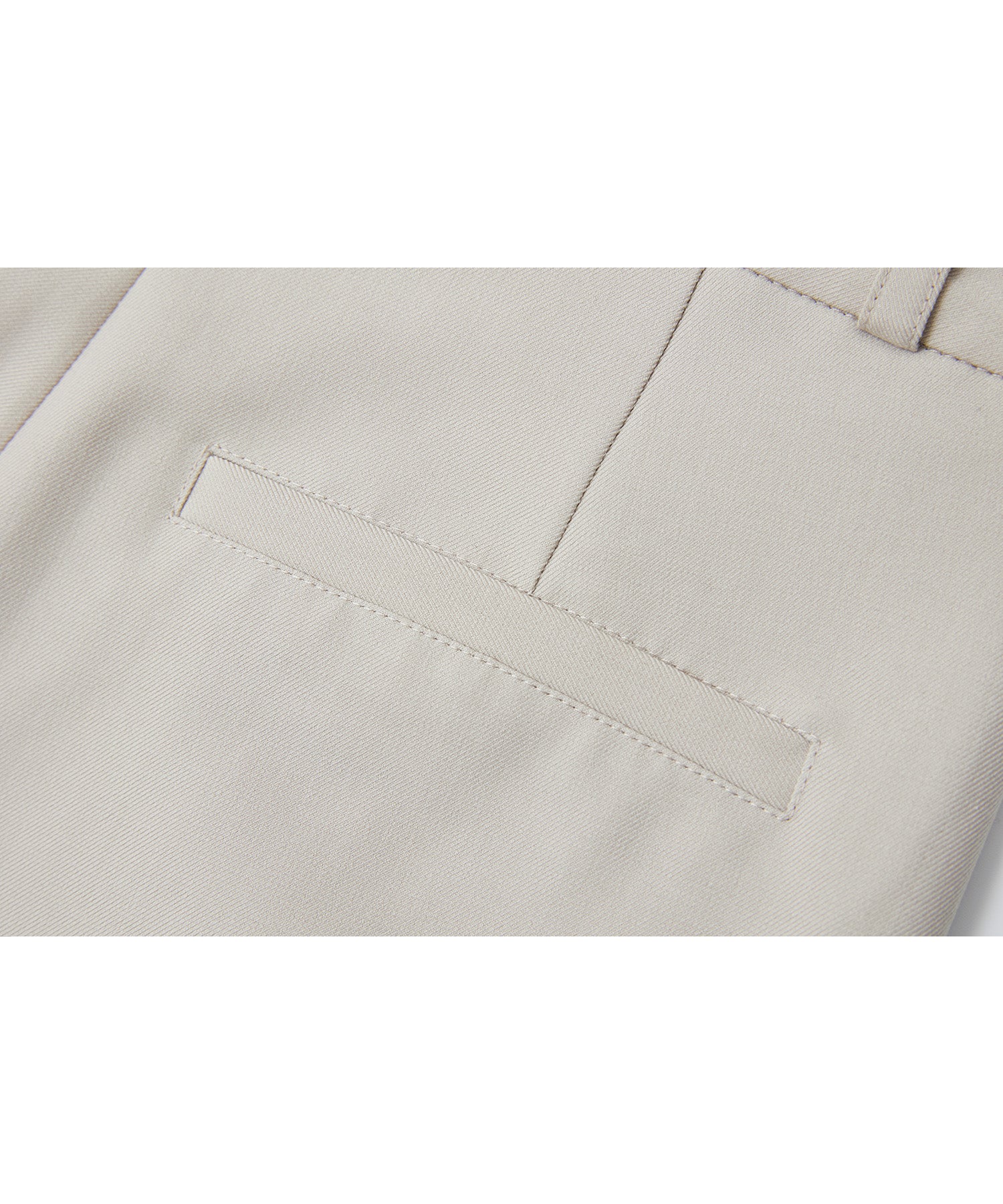 Basic Drape Tailored Straight Slacks