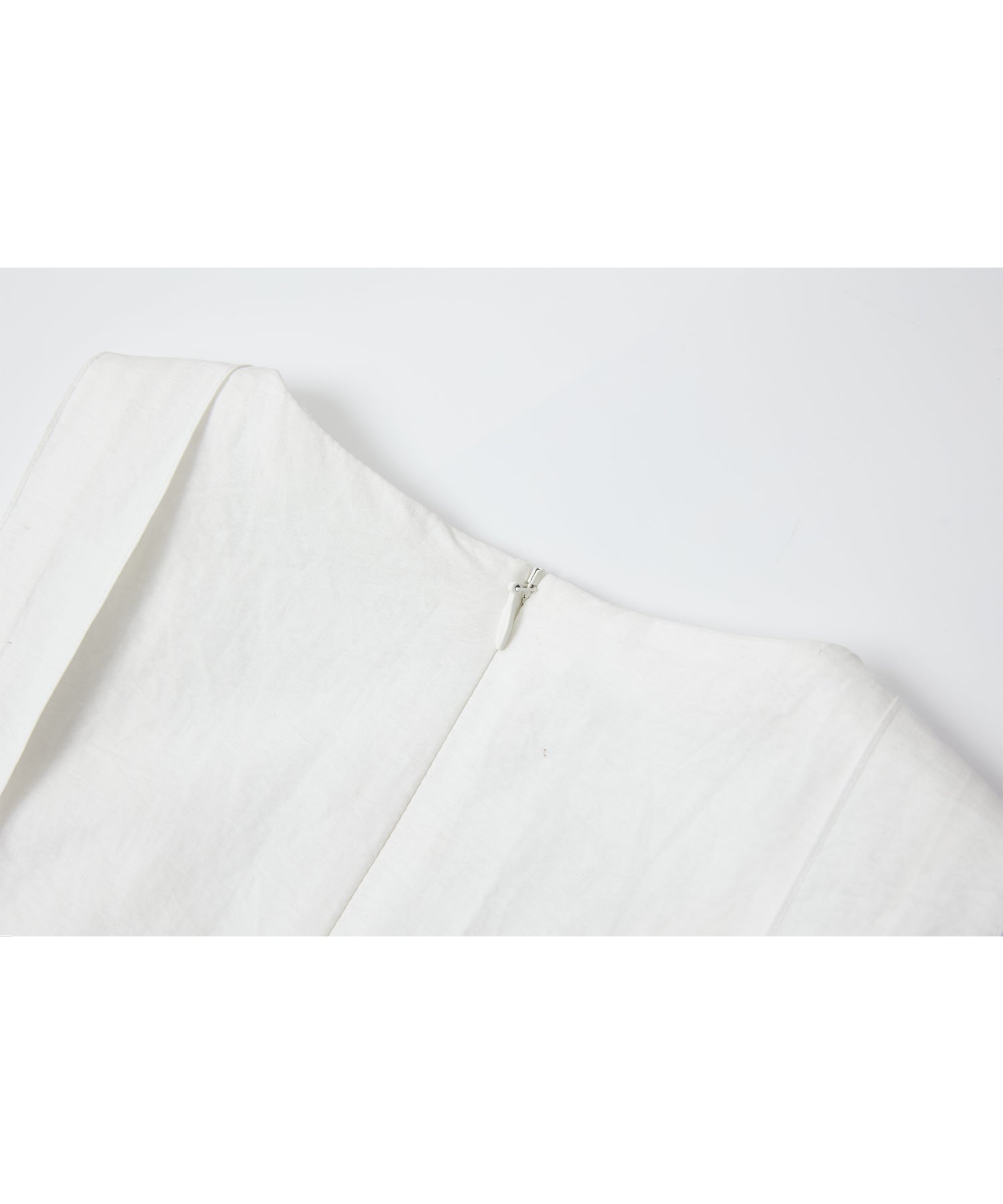 Tucked Sleeveless Long Dress