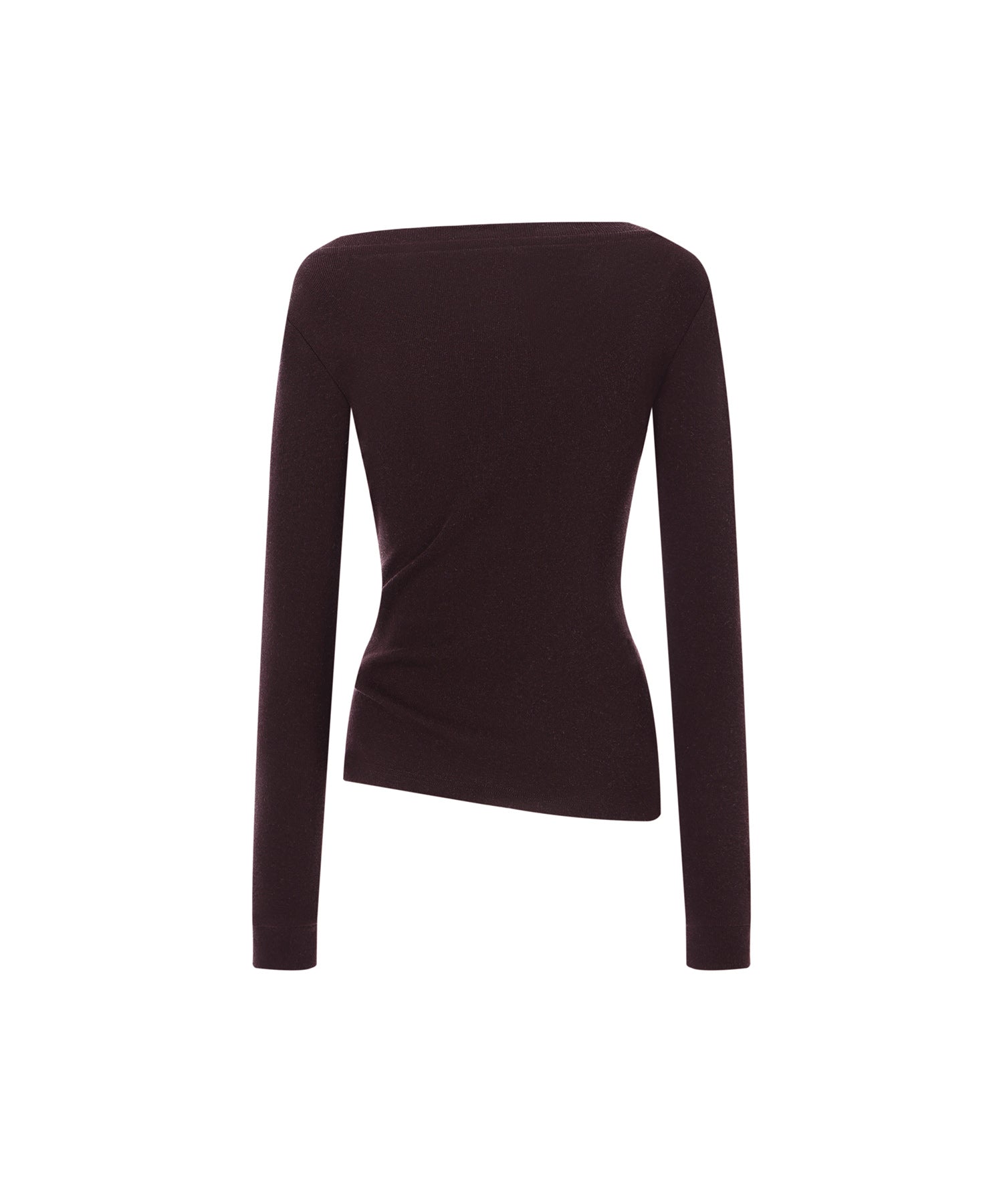 Side Button Detail Ribbed Top