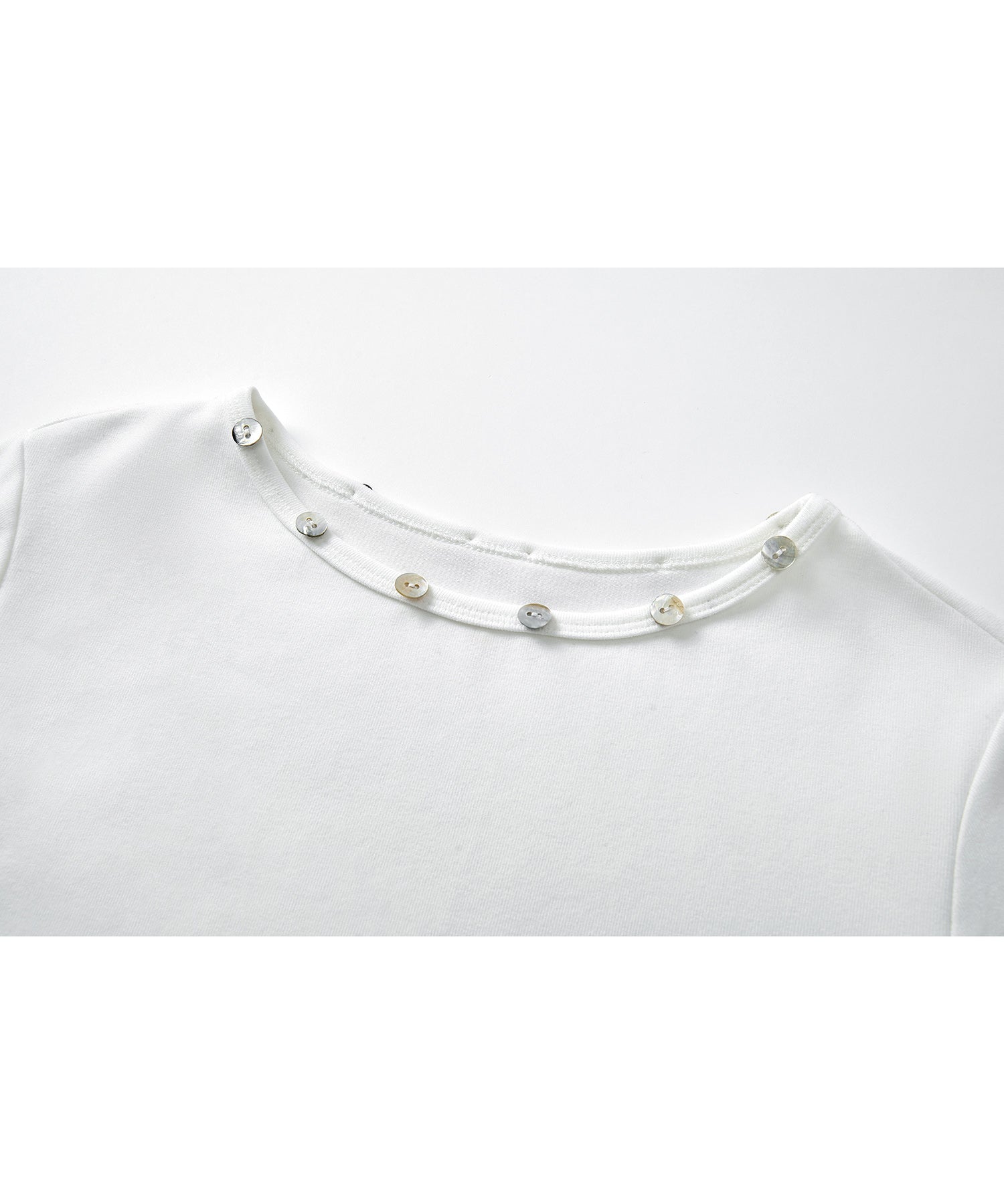 Detachable Fur Collar Stretchy Cloud-Soft Top