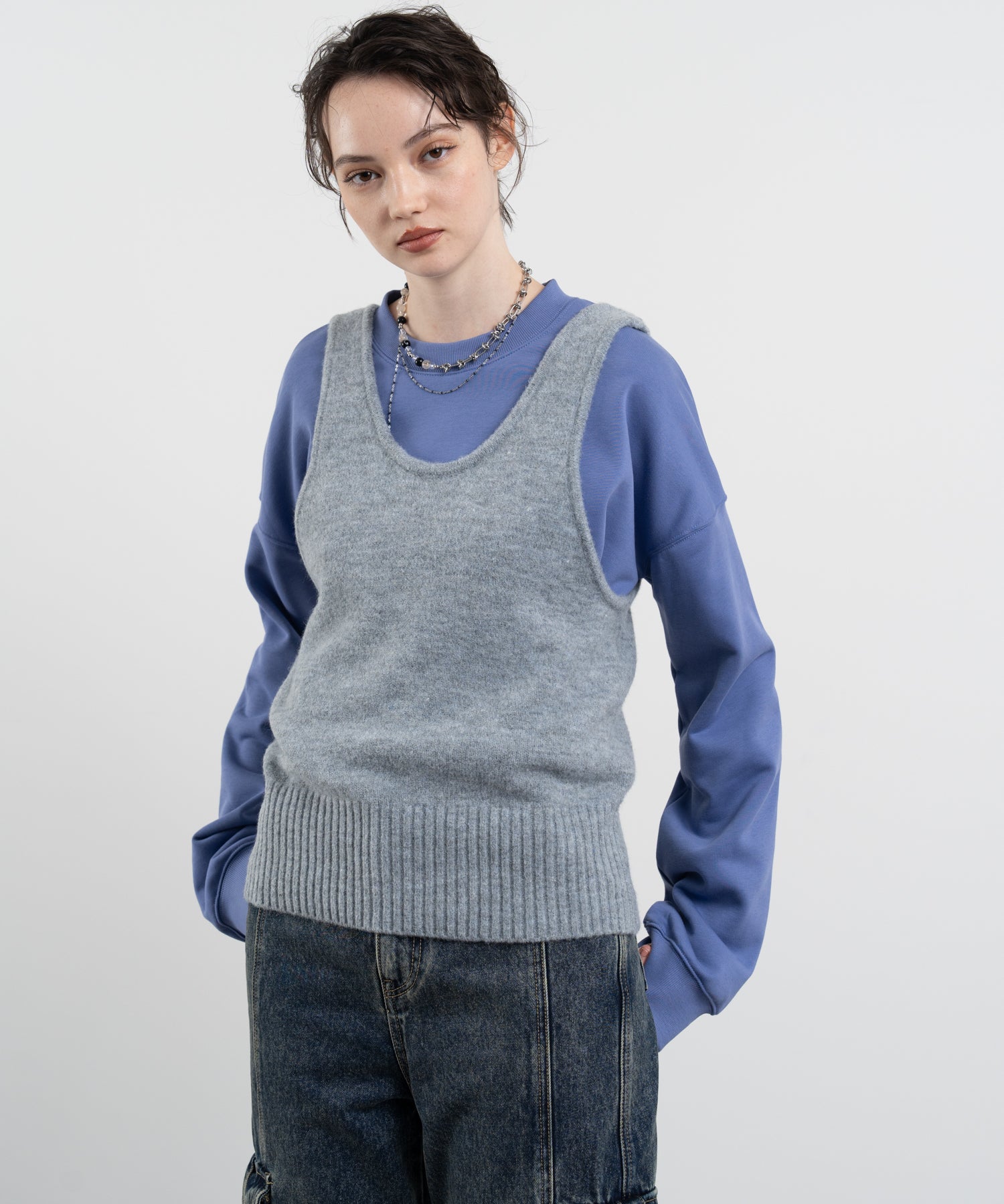 Casual Cropped Sweatshirt Top