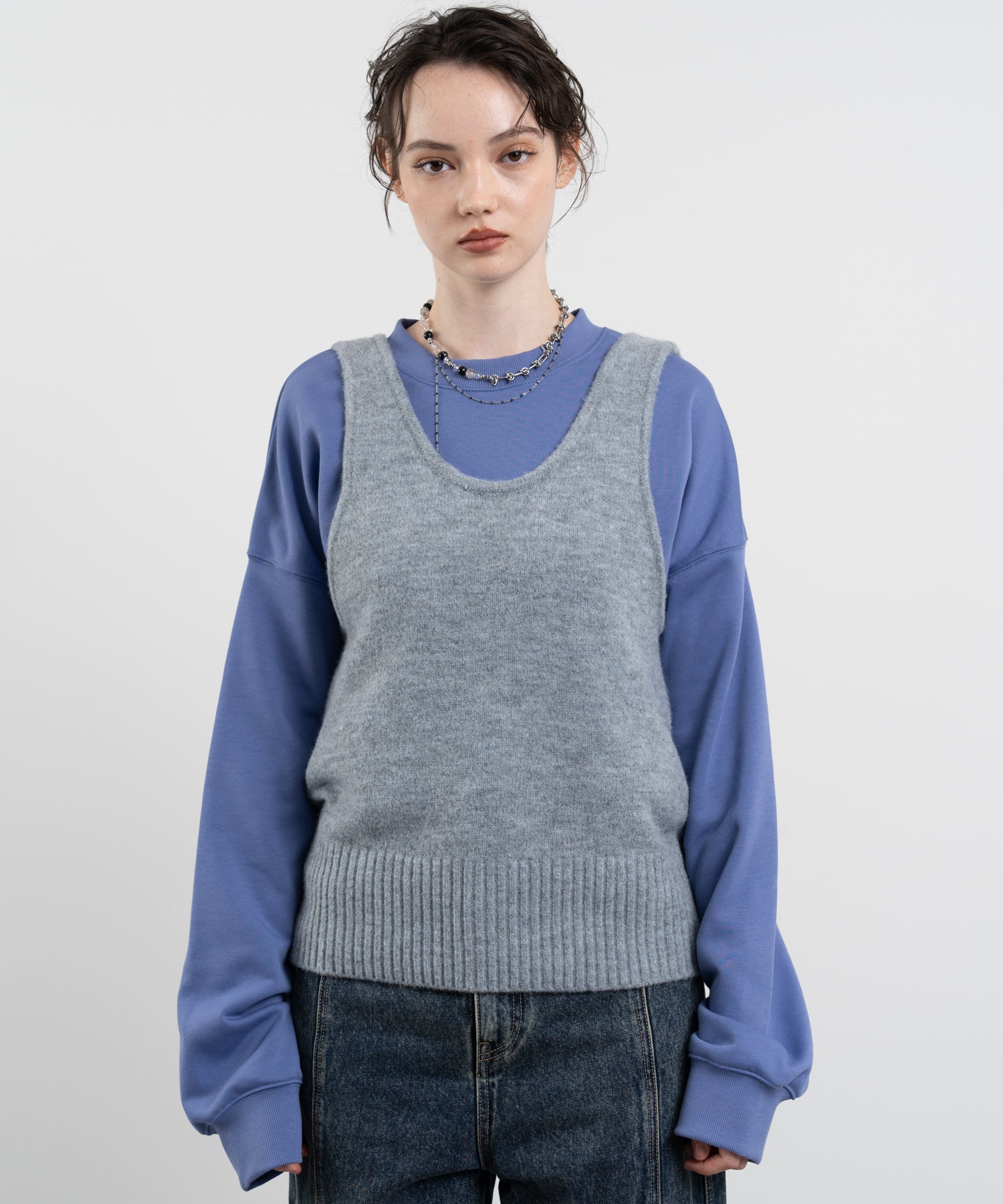 Casual Cropped Sweatshirt Top