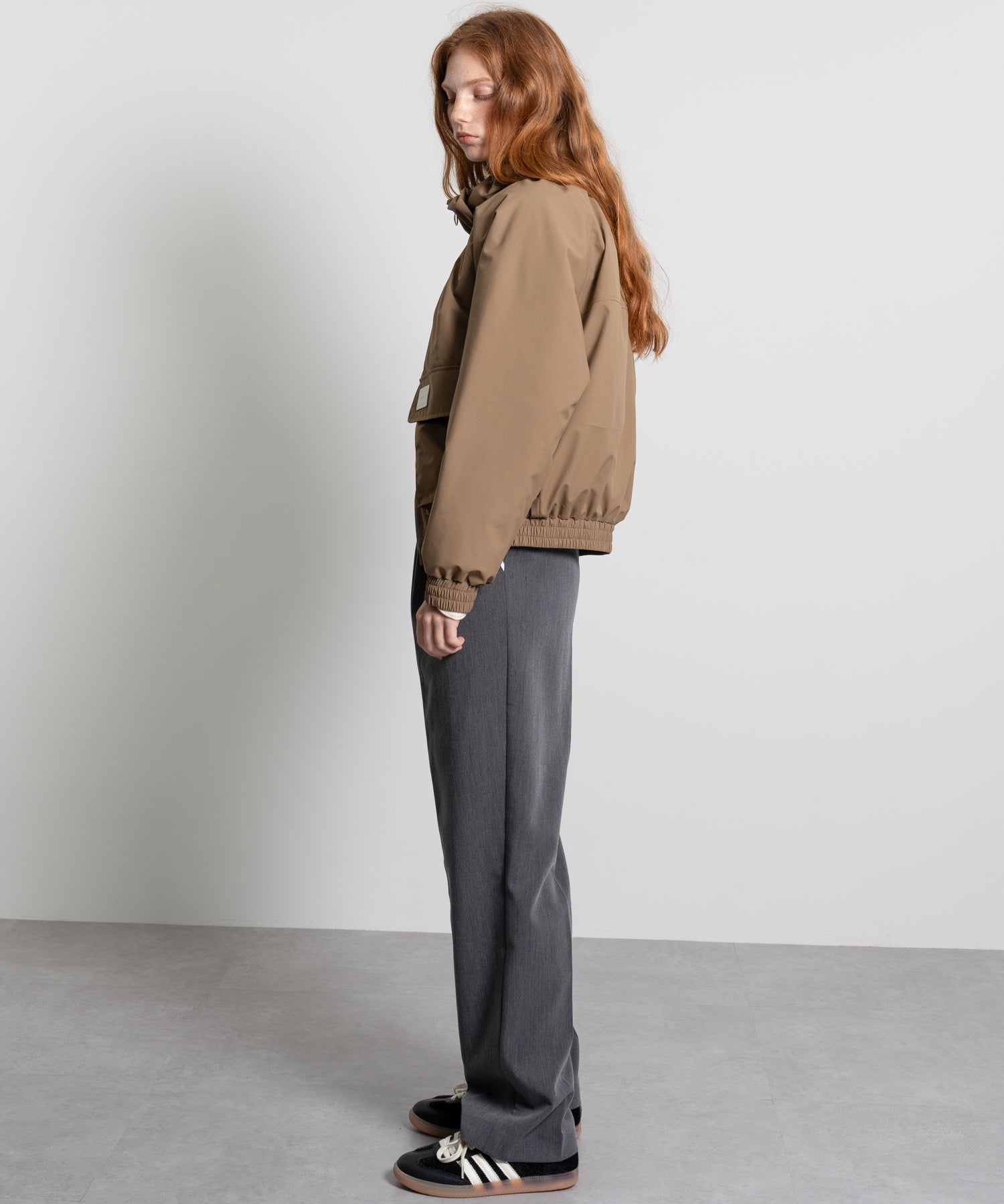 Mini Skirt with Center-Pleat Pants Set