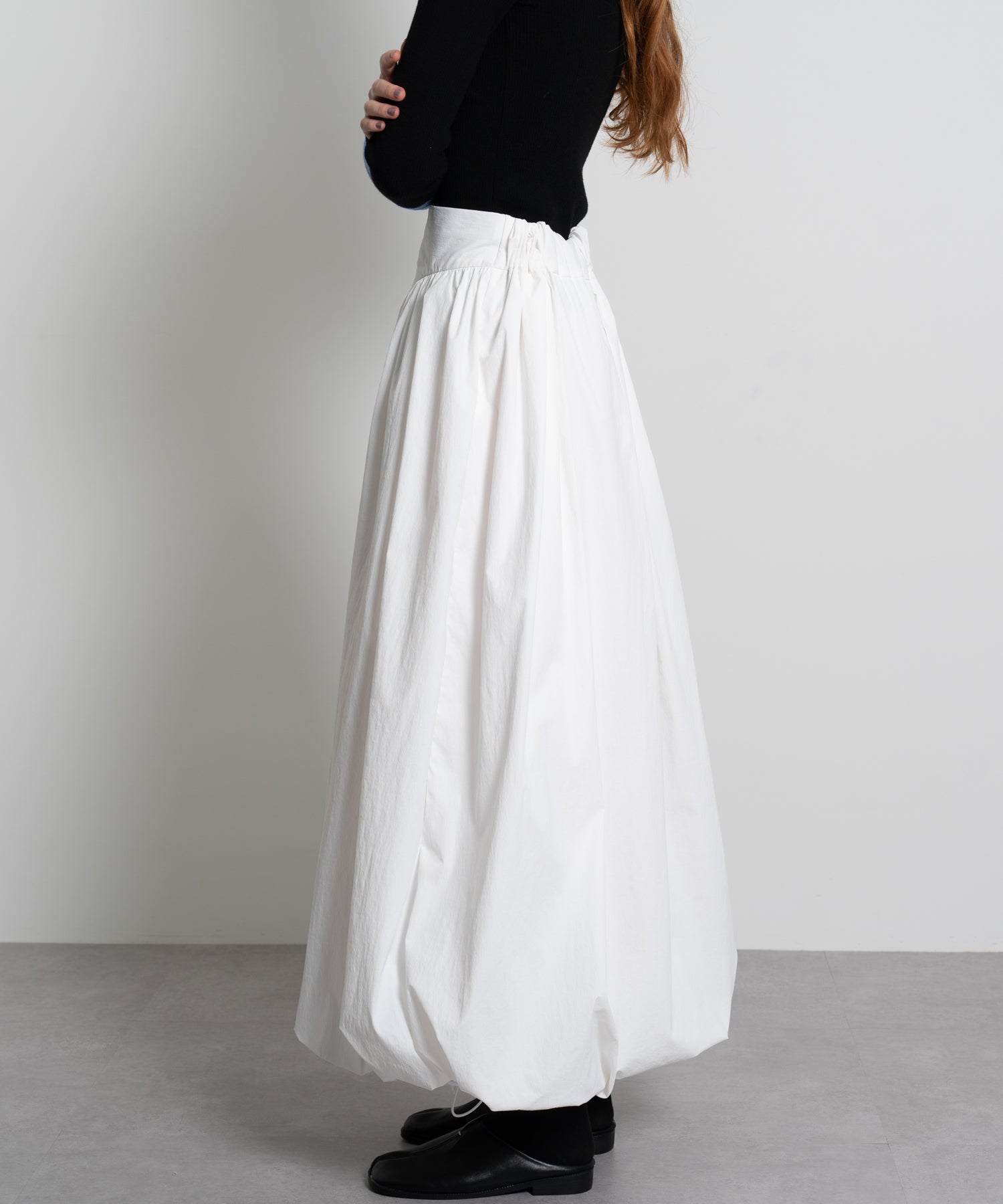 High-Waist Voluminous Balloon Skirt