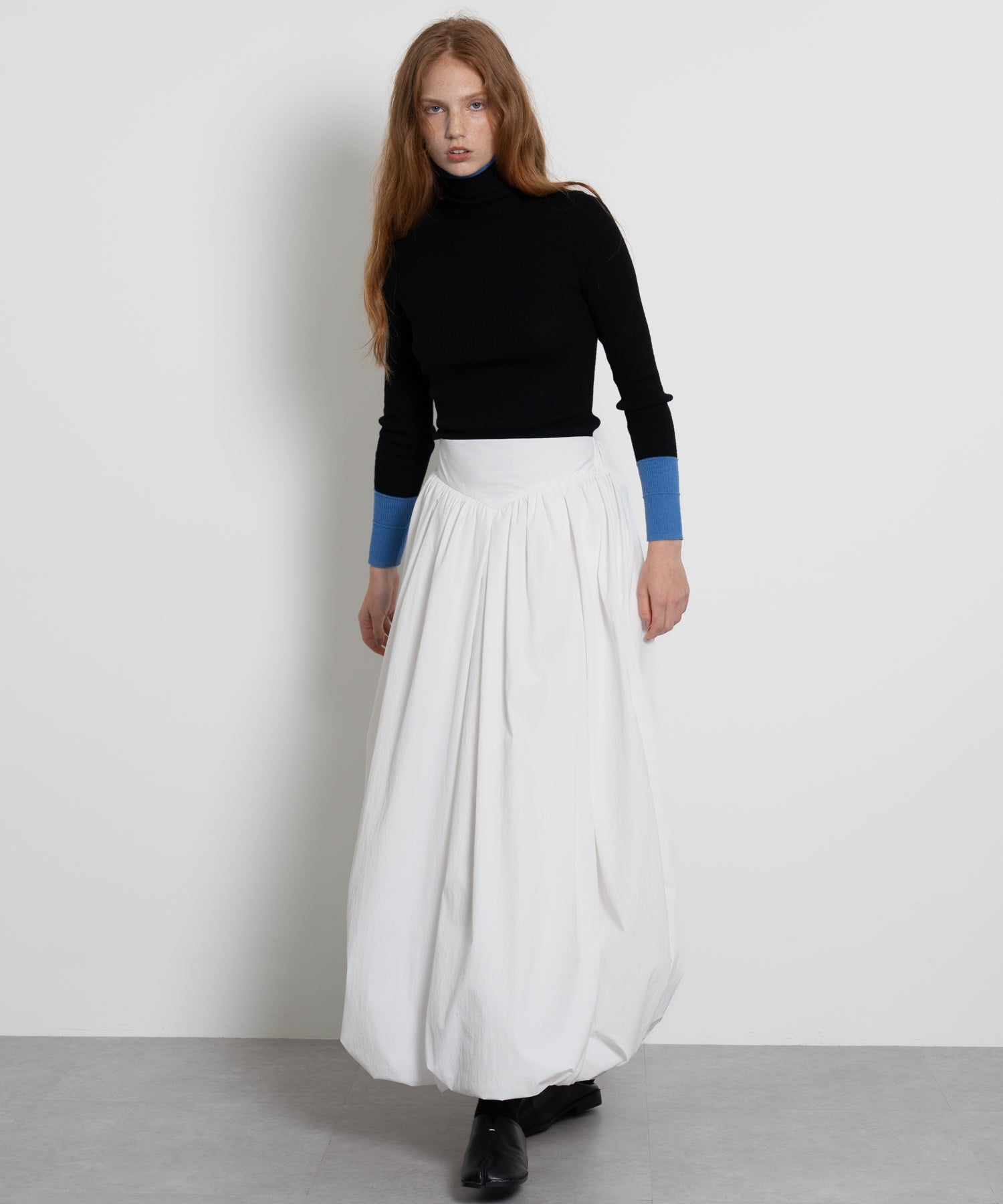 High-Waist Voluminous Balloon Skirt