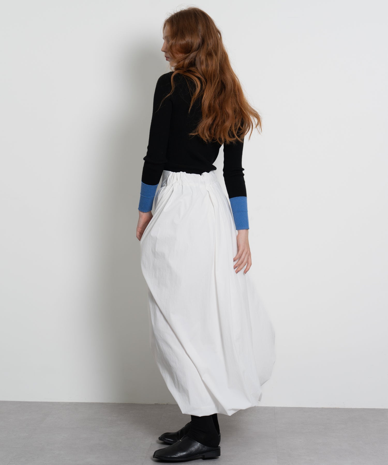 High-Waist Voluminous Balloon Skirt