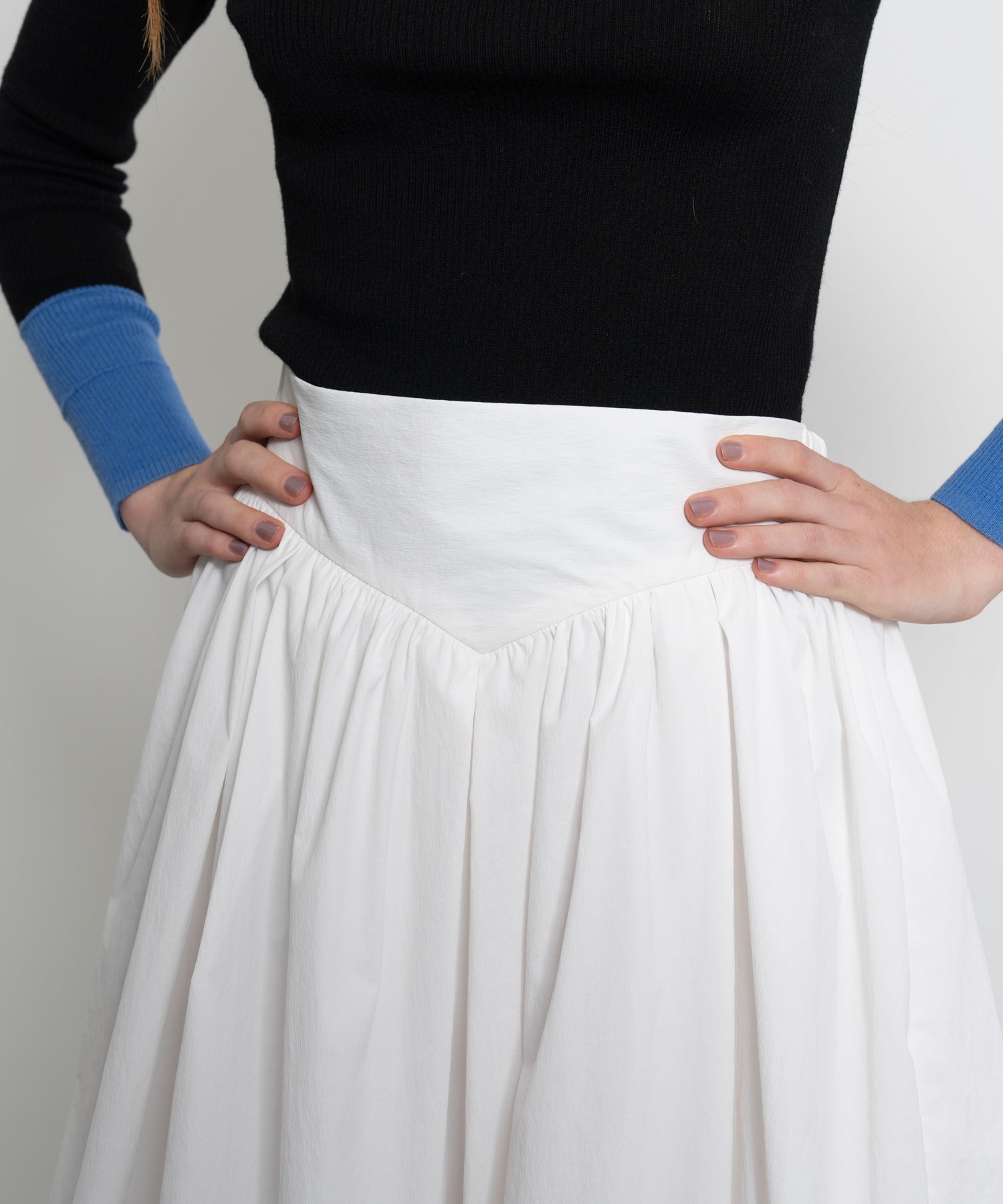 High-Waist Voluminous Balloon Skirt
