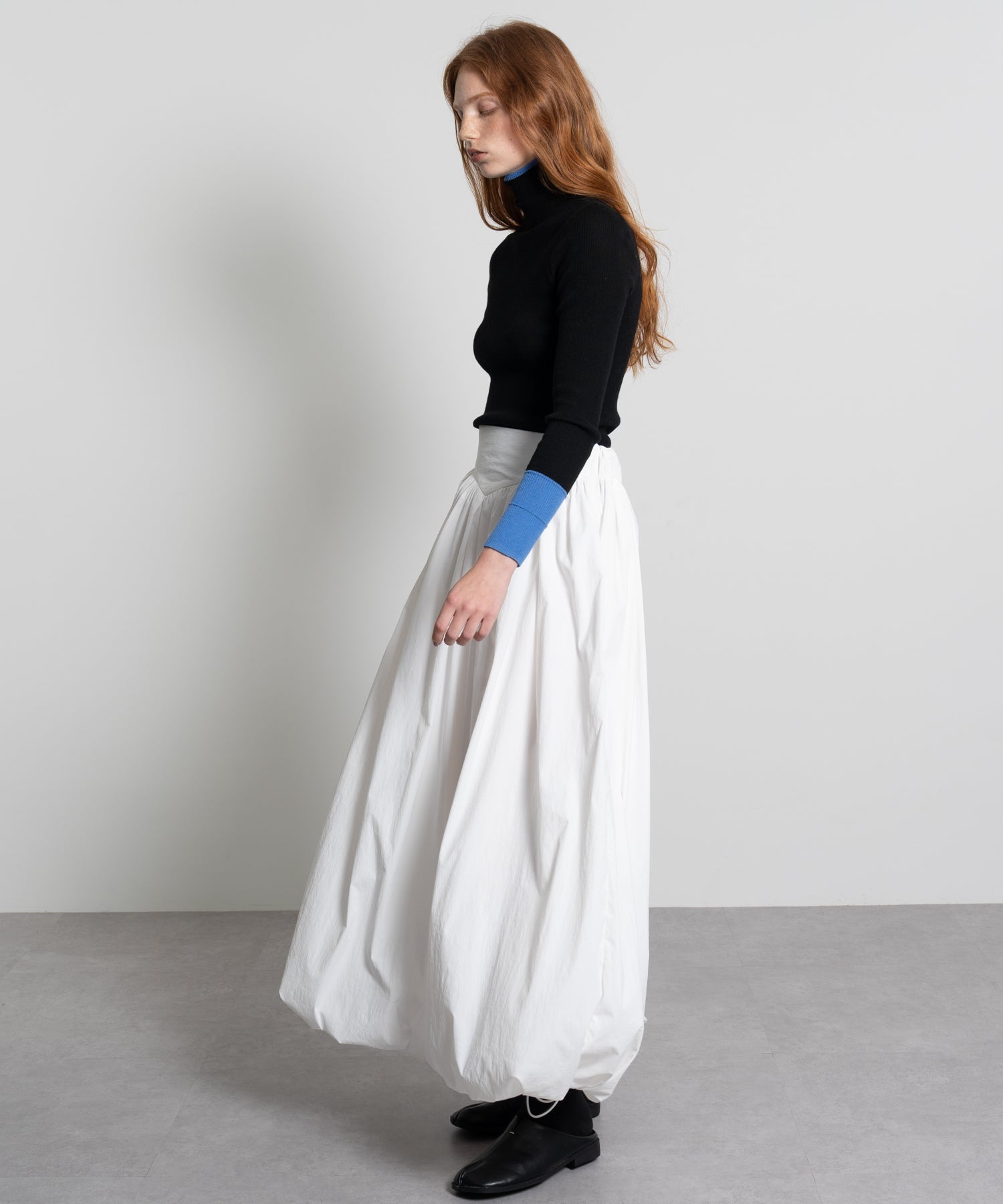 High-Waist Voluminous Balloon Skirt