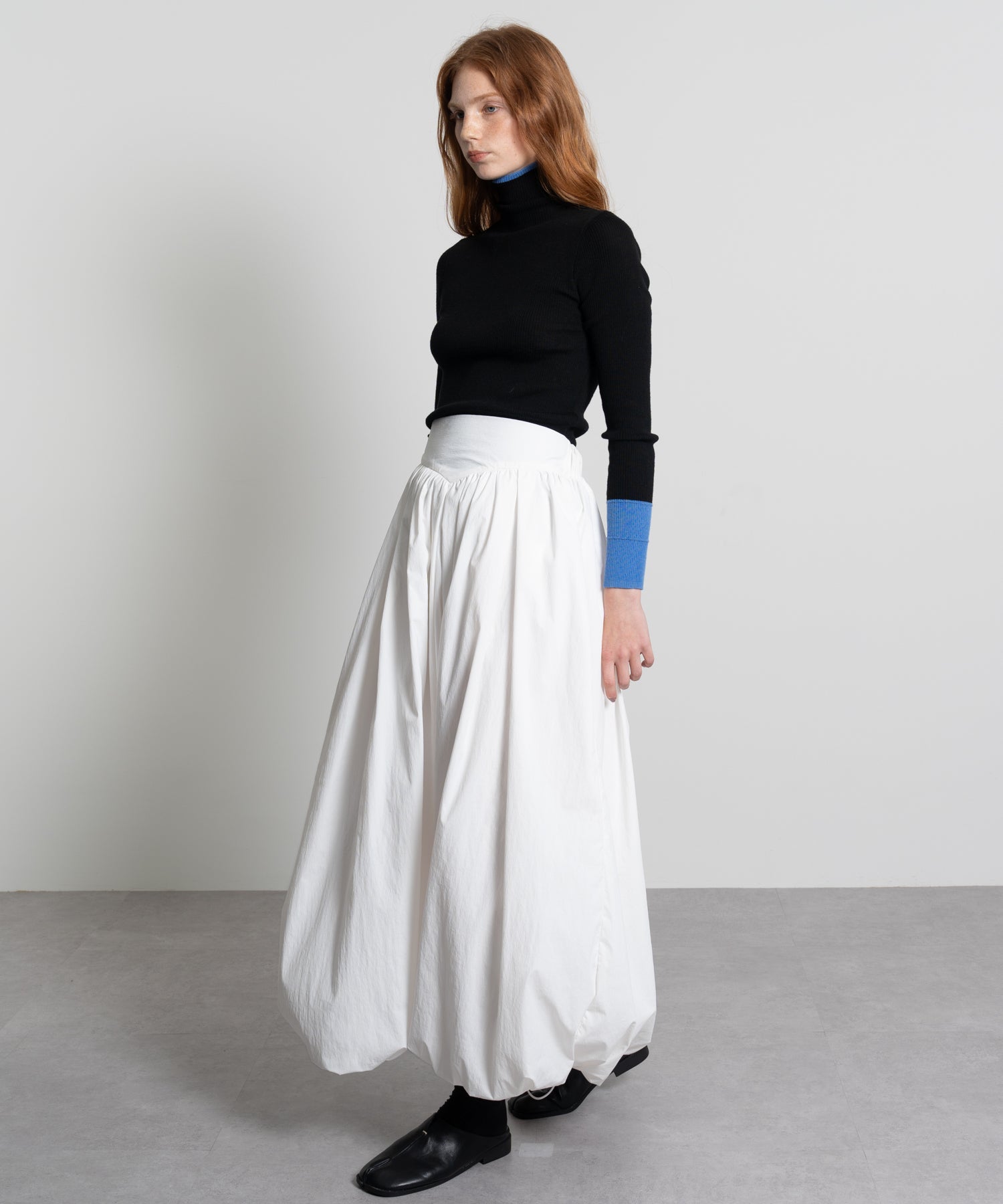 High-Waist Voluminous Balloon Skirt