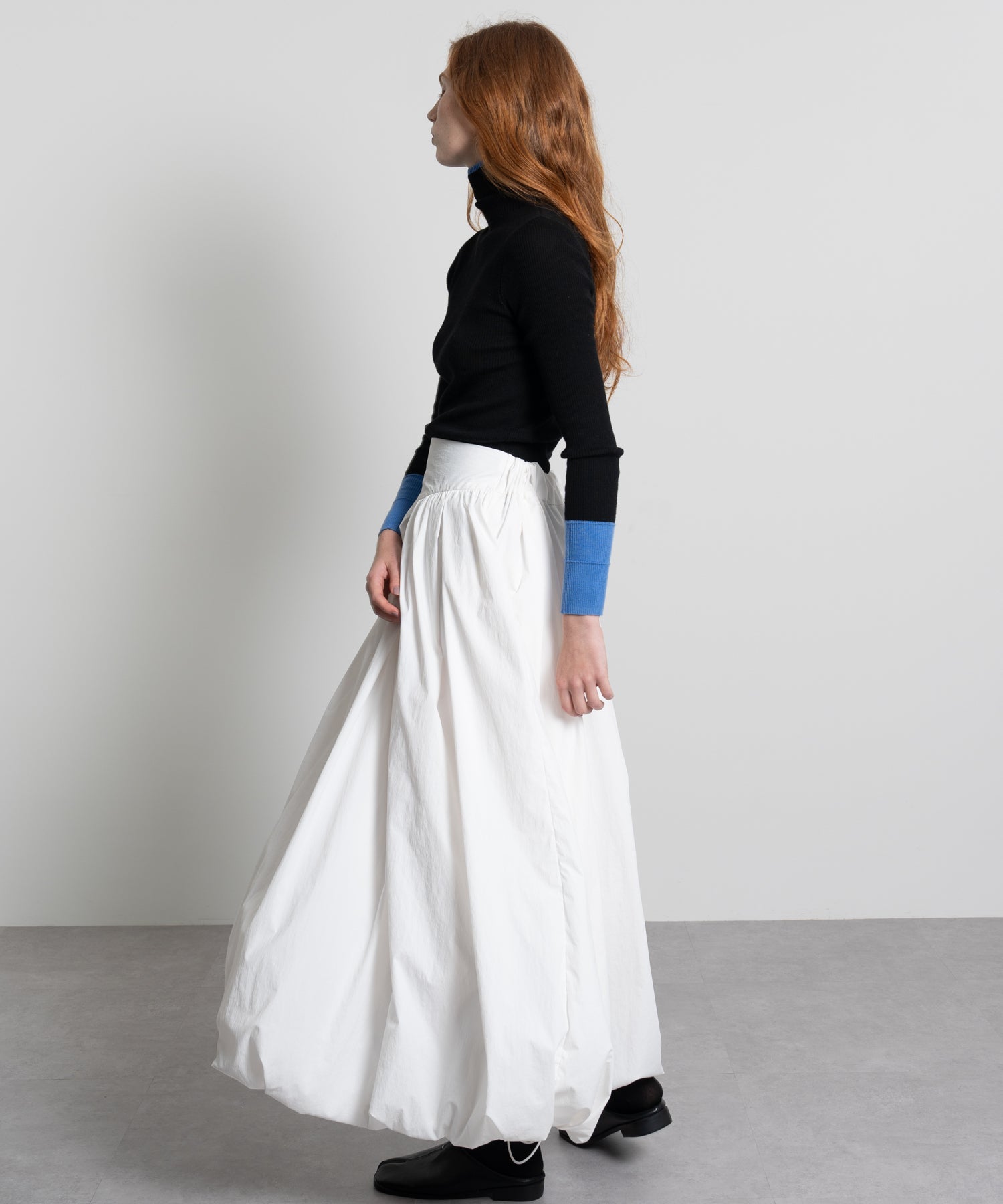 High-Waist Voluminous Balloon Skirt