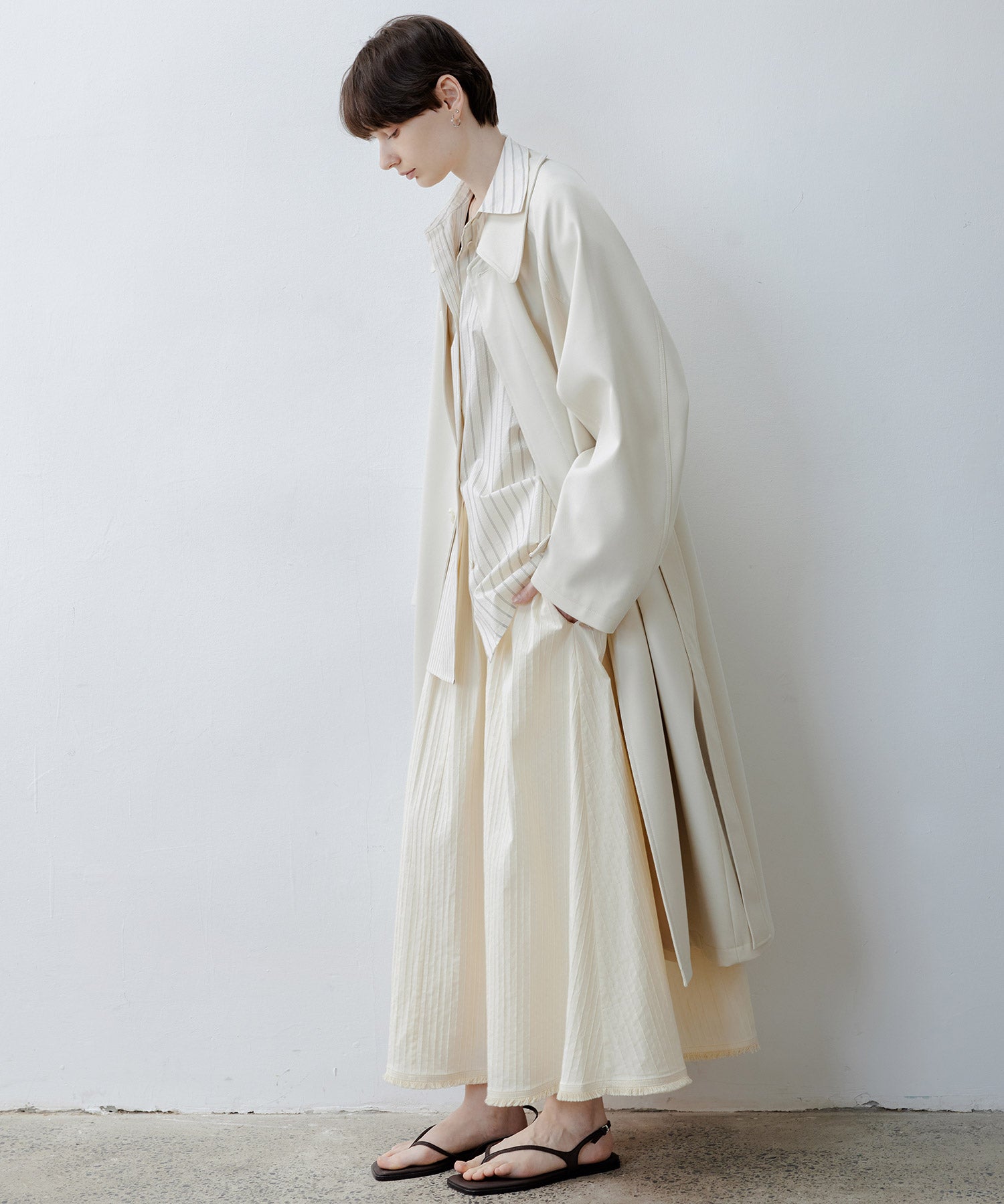 Oversized Stripe Combo Shirt
