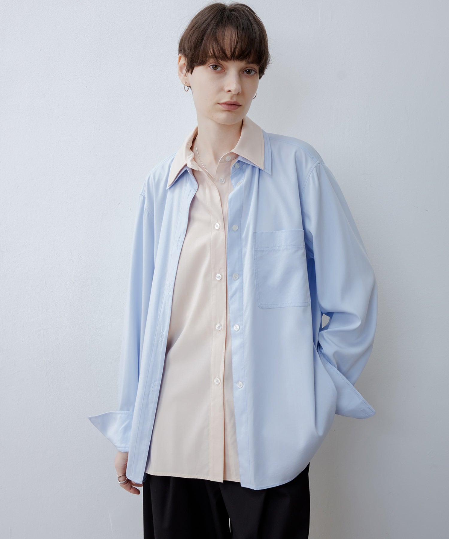 Bicolor Layered Shirt