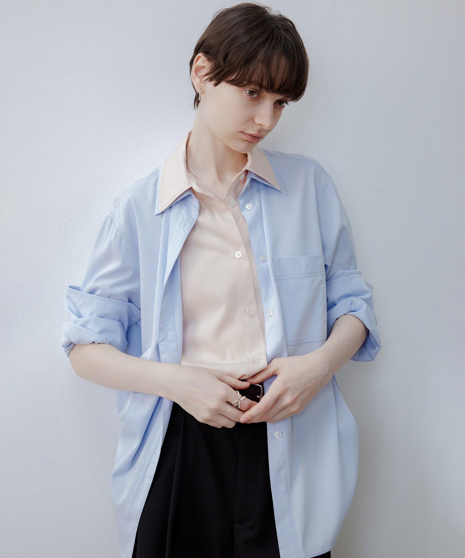 Bicolor Layered Shirt