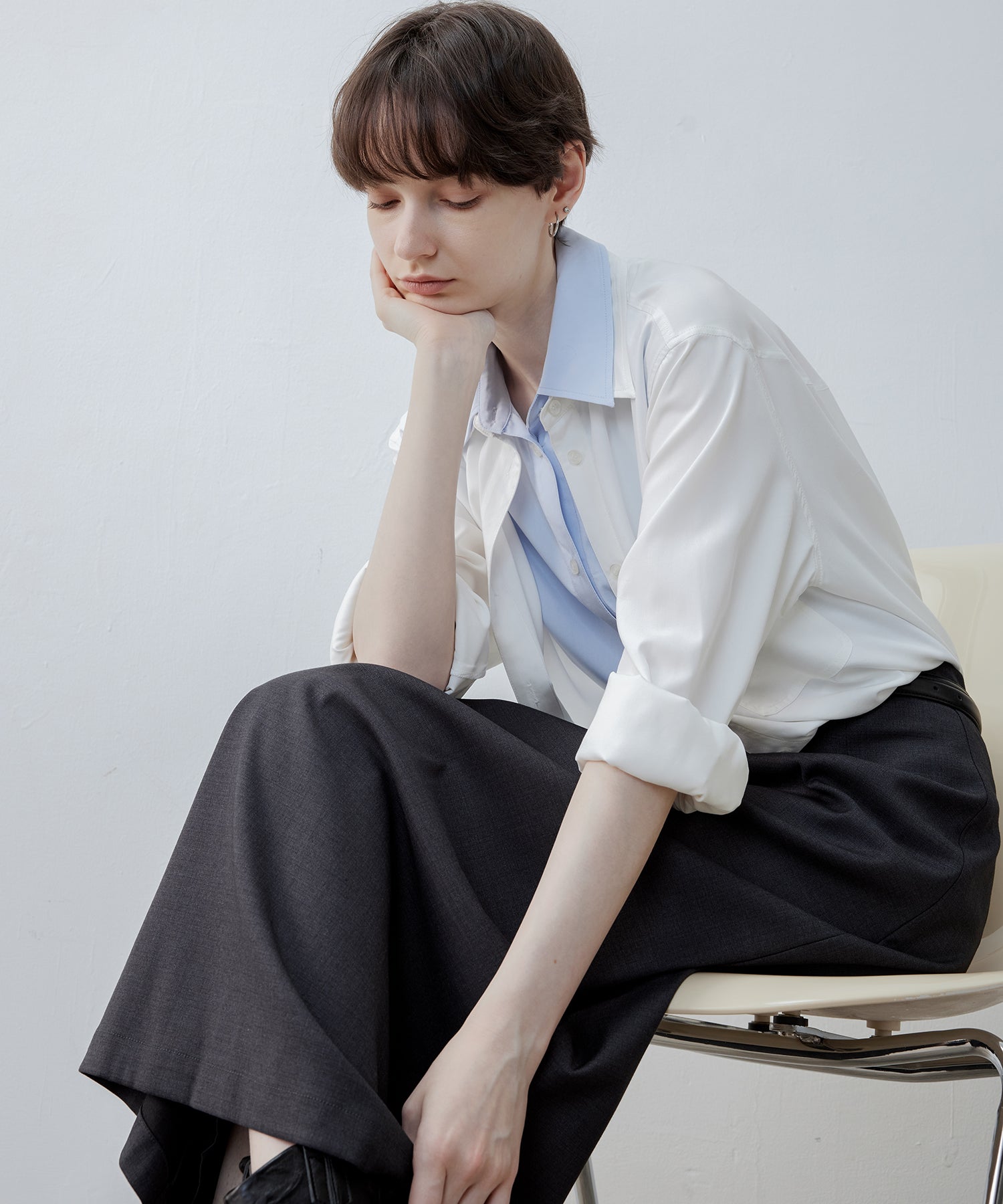 Bicolor Layered Shirt