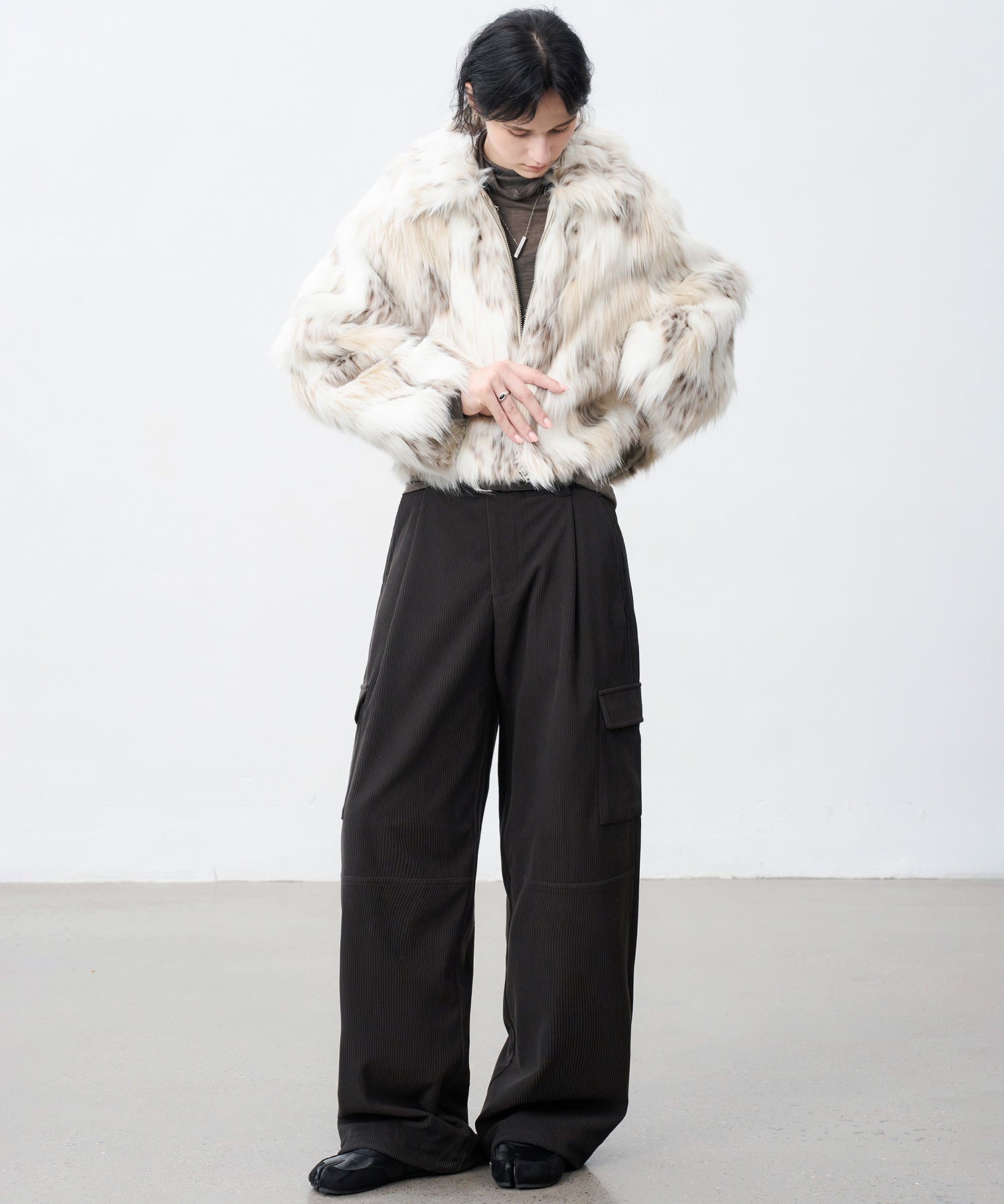 Faux Fur Short Jacket