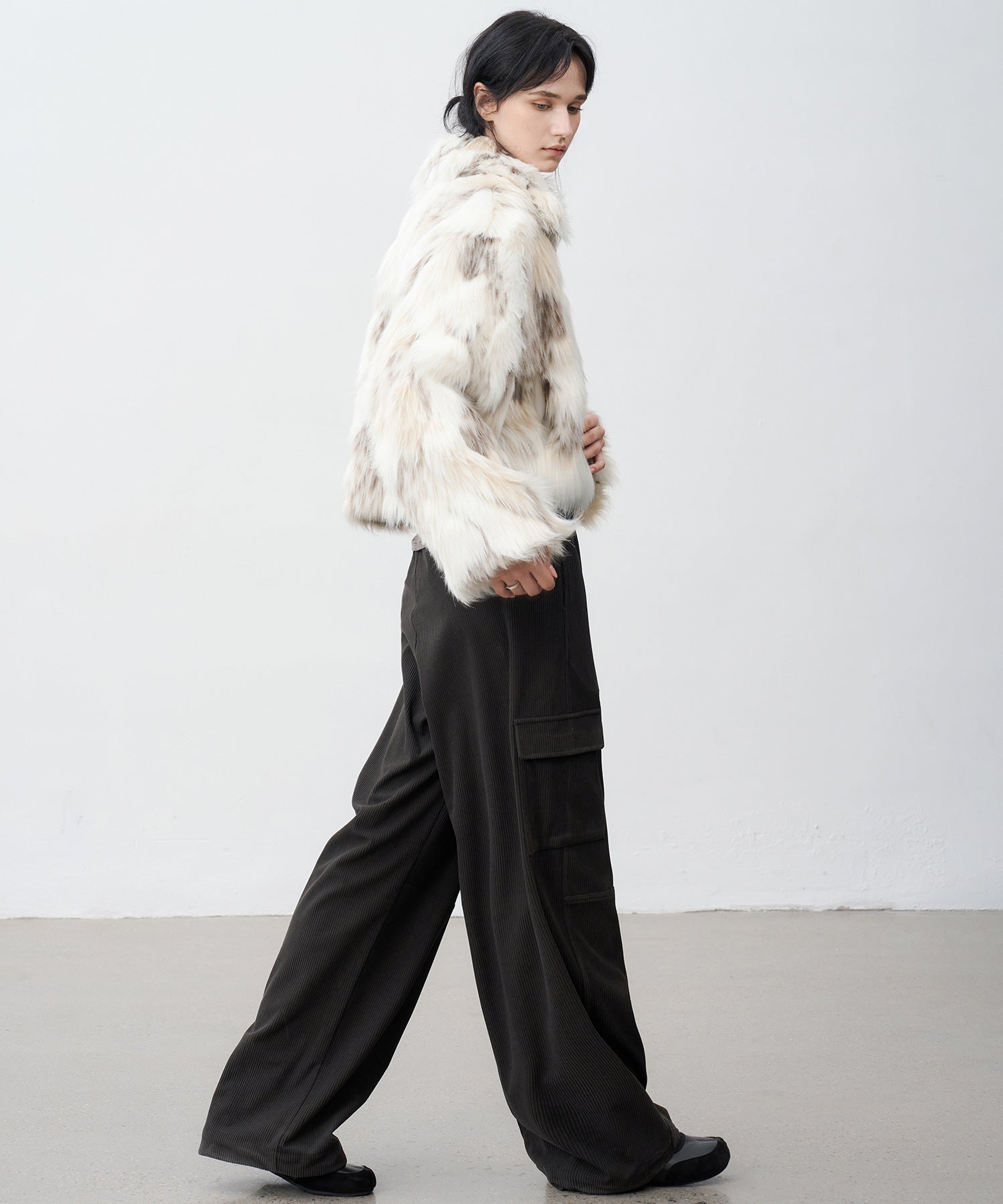 Faux Fur Short Jacket