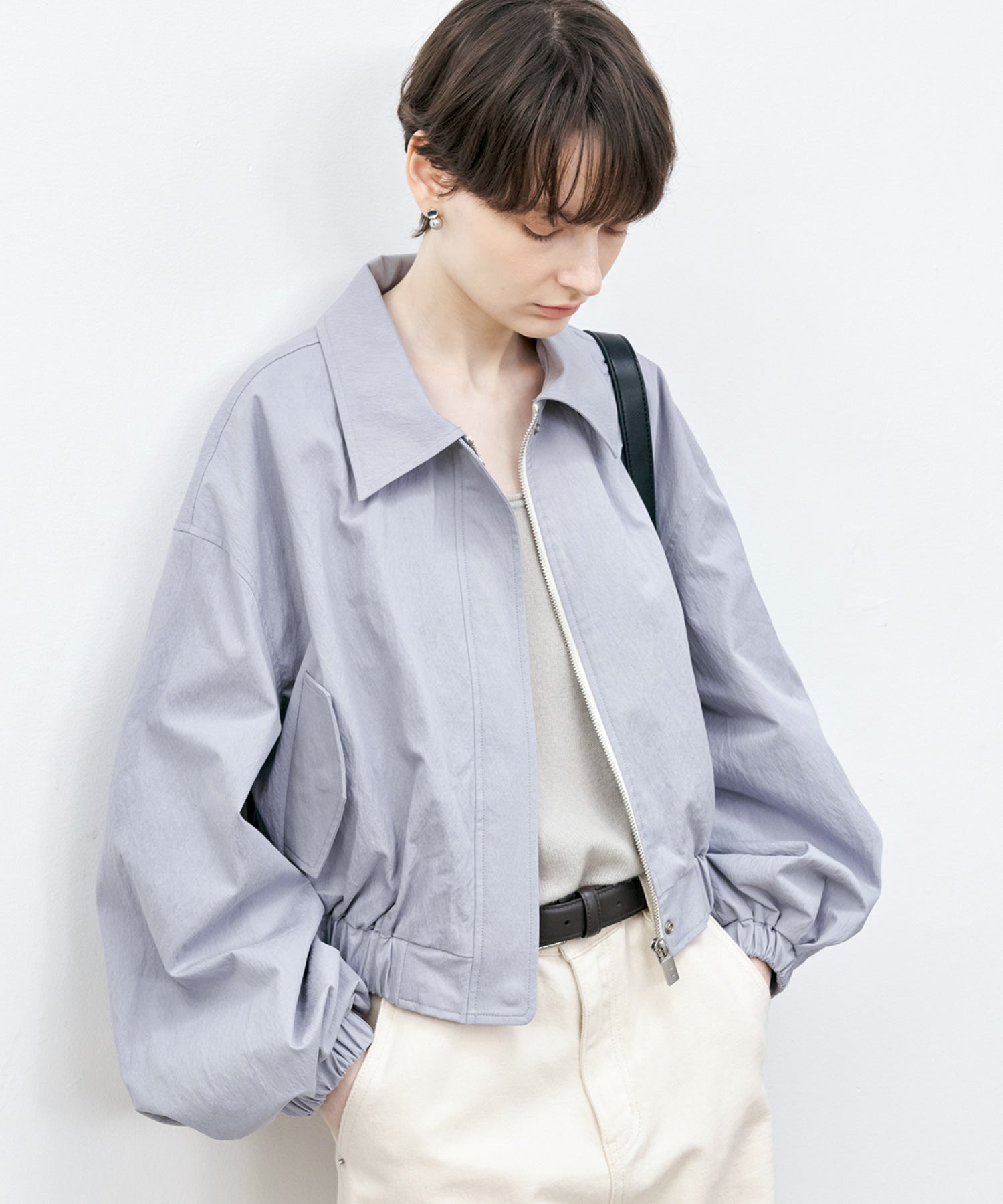 Volume Sleeve Short Jacket