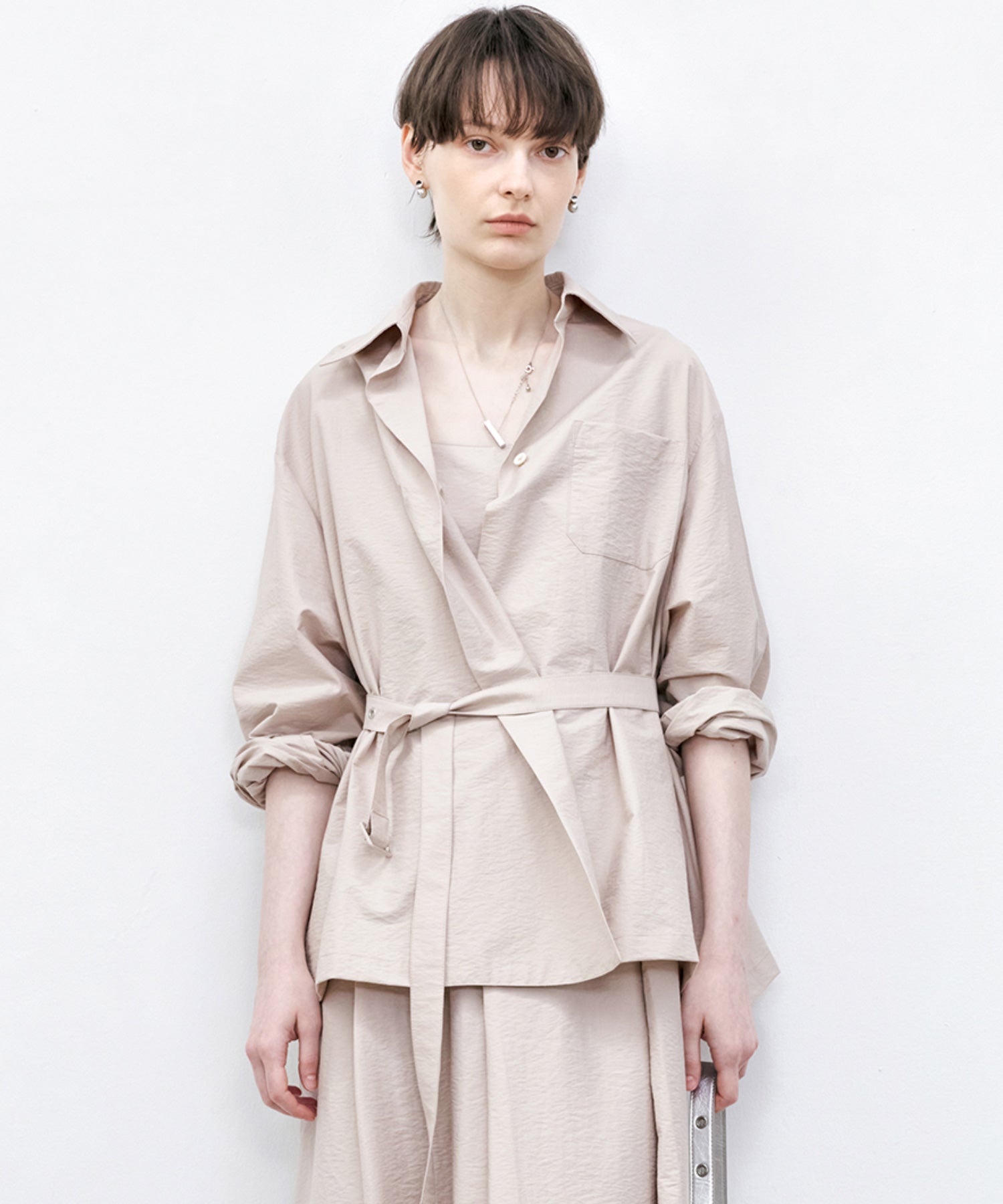 Asymmetry Fluid Shirt