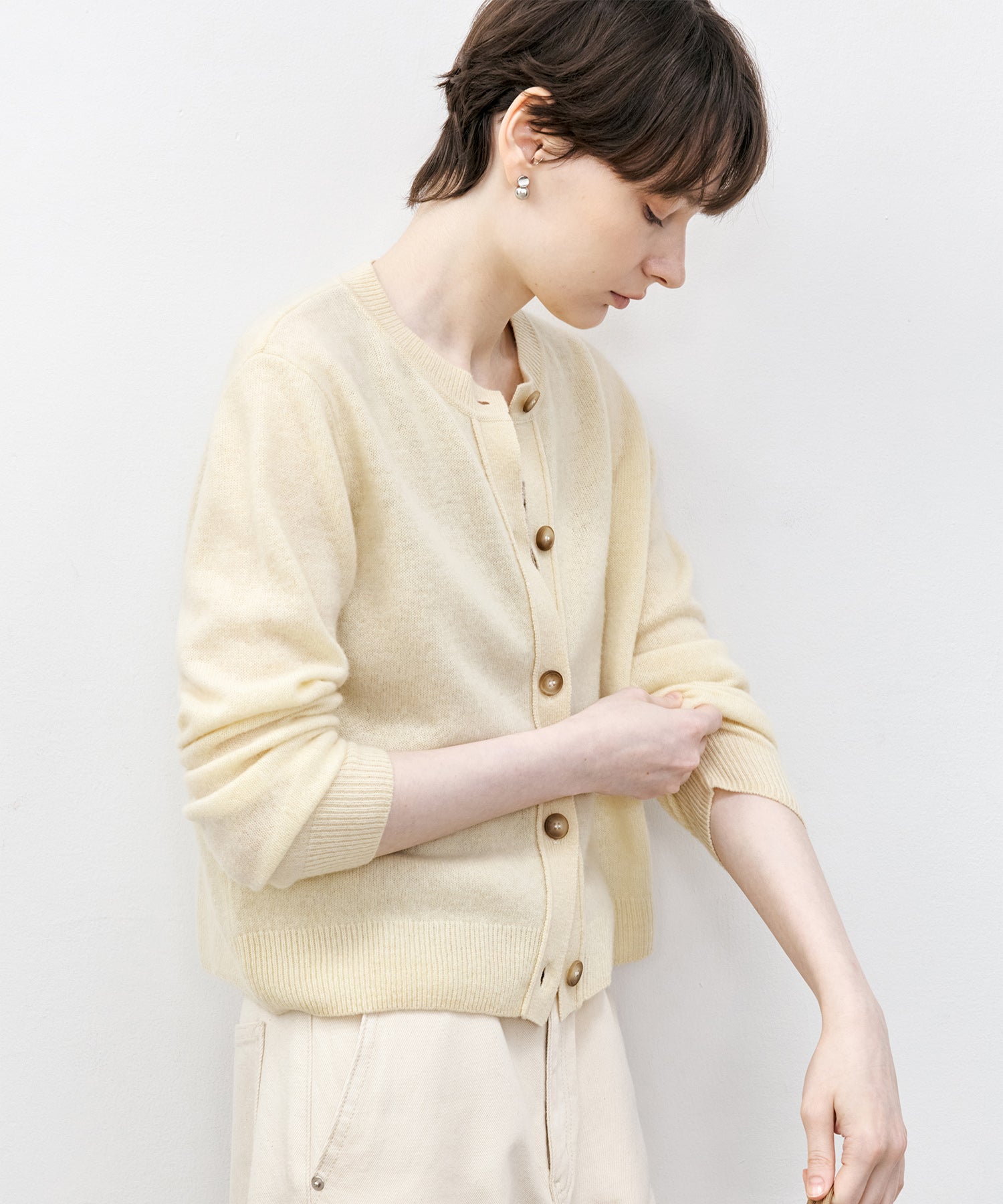 Soft Wool Basic Cardigan