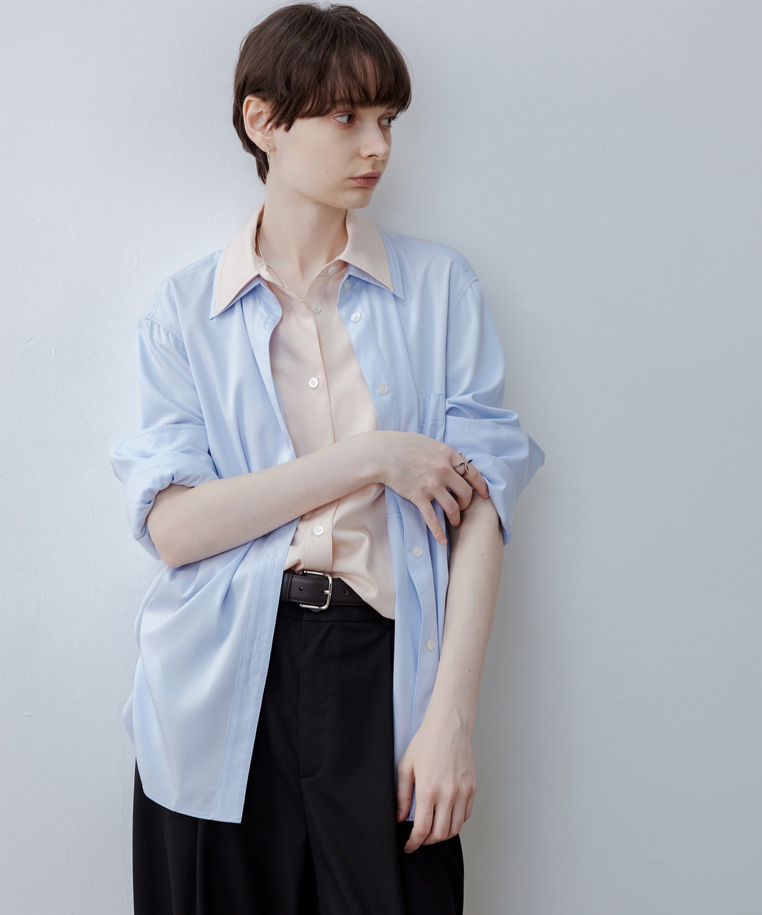 Bicolor Layered Shirt