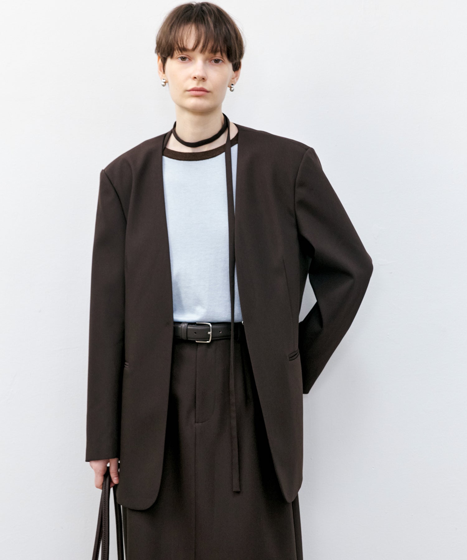 Basic Round-neck Knit Tops