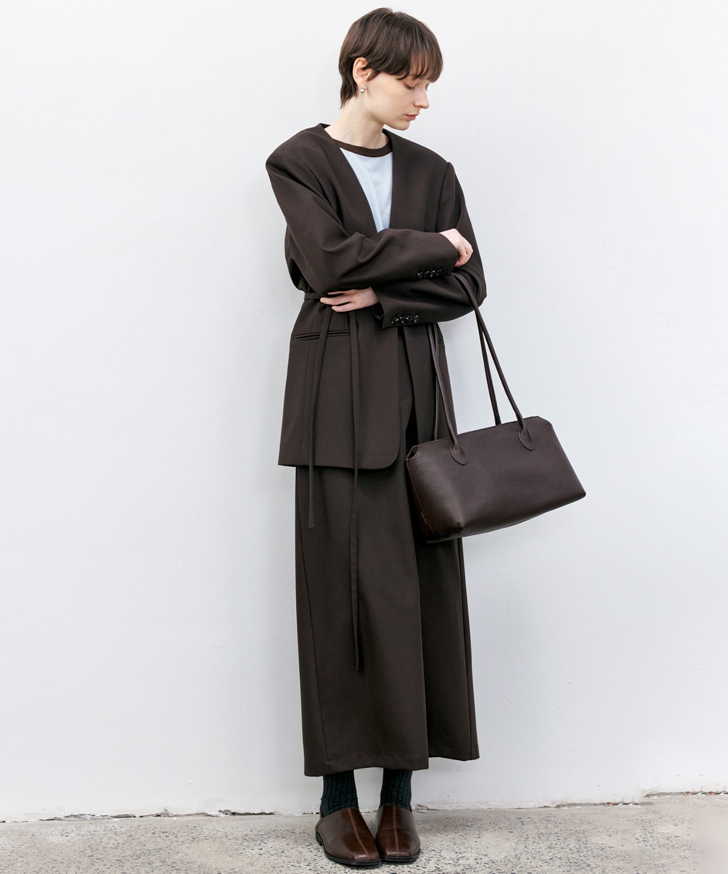 Essential Collarless Jacket