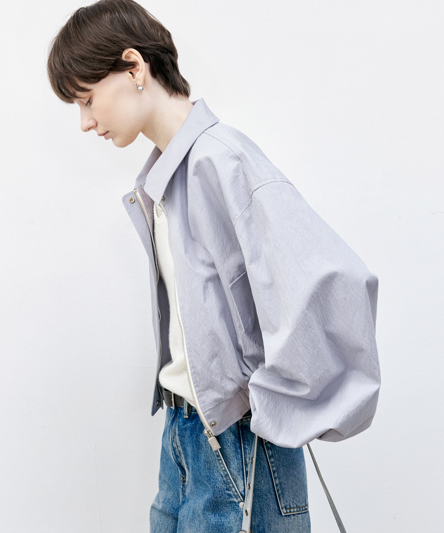 Volume Sleeve Short Jacket