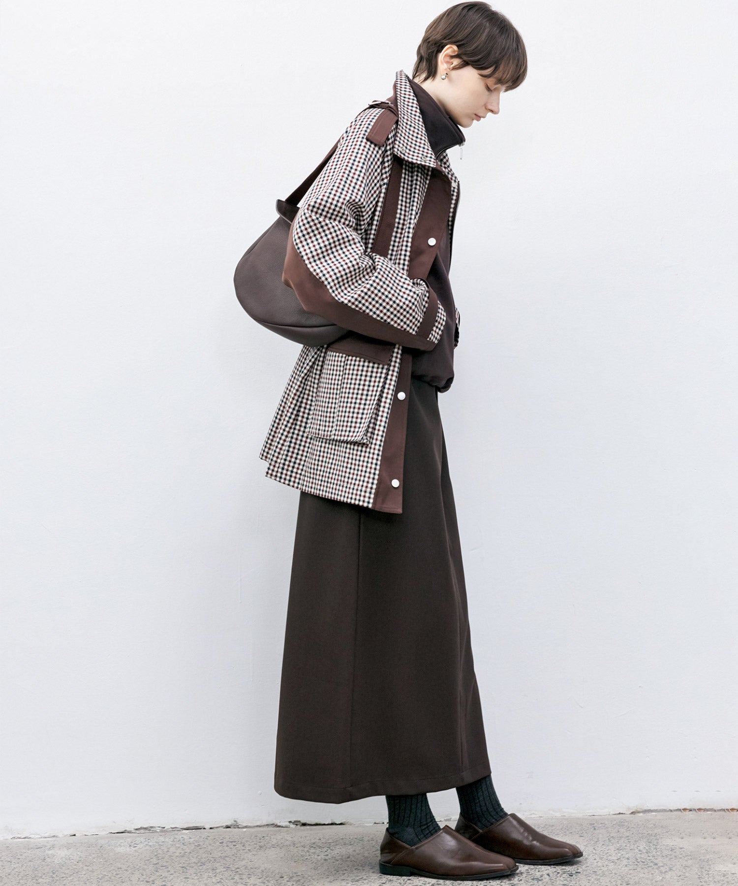 Check Pattern Hunting Jacket
