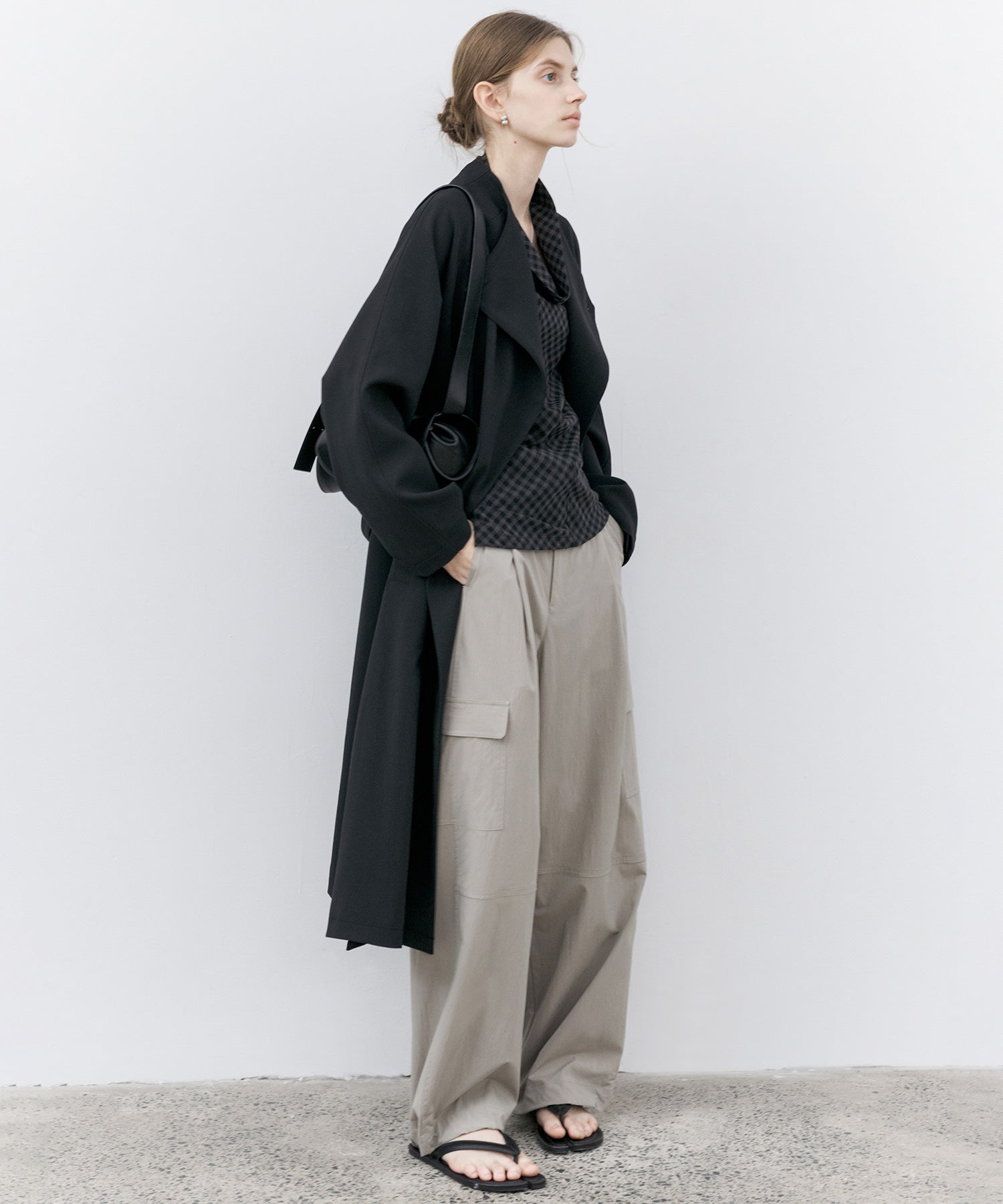 Asymmetrical Hem Drape Top