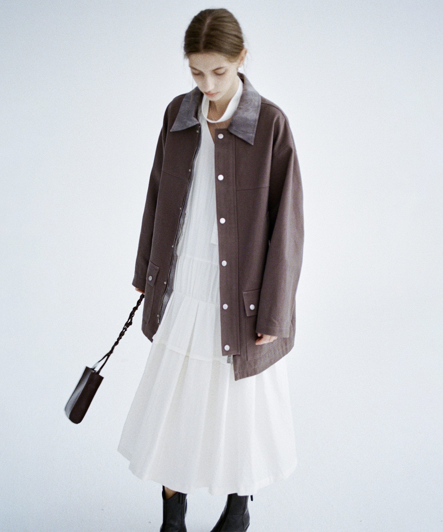 Vintage Washed Oversized Jacket