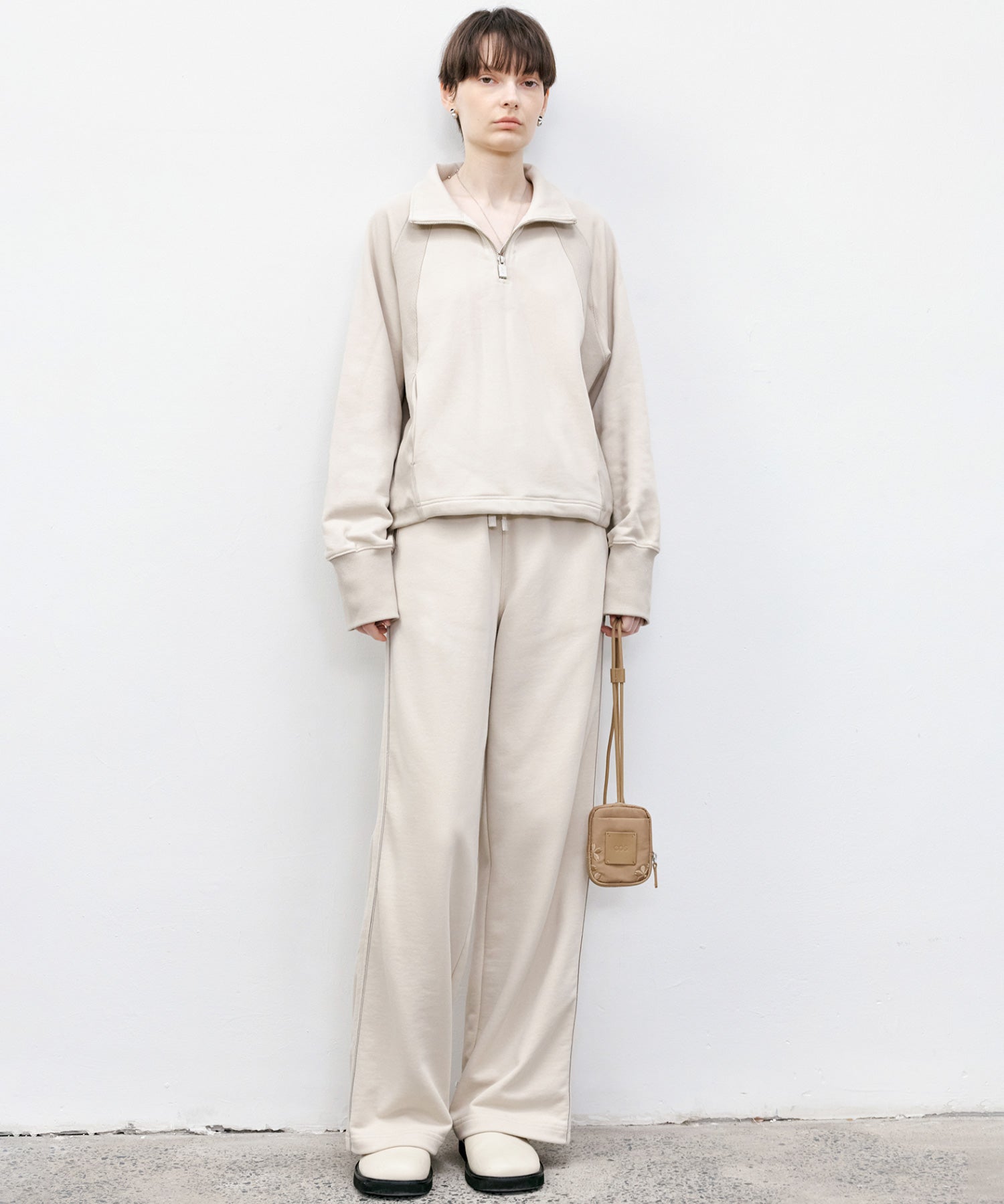 Side Stripe Design Loose Fit Straight Sweatpants