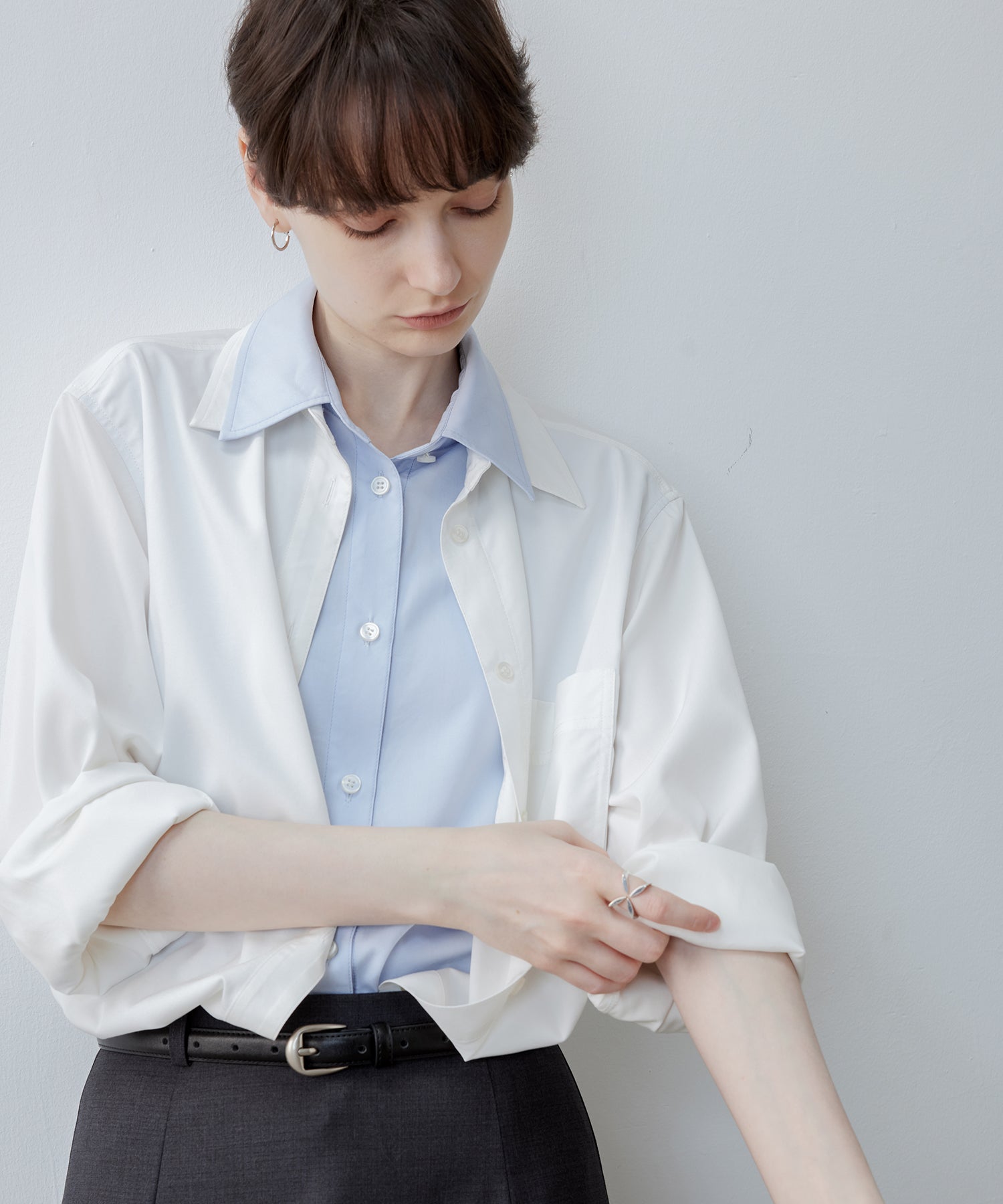 Bicolor Layered Shirt