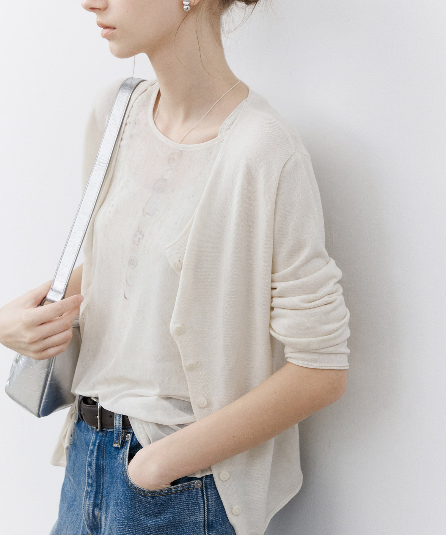 Lightweight Basic Knit Cardigan