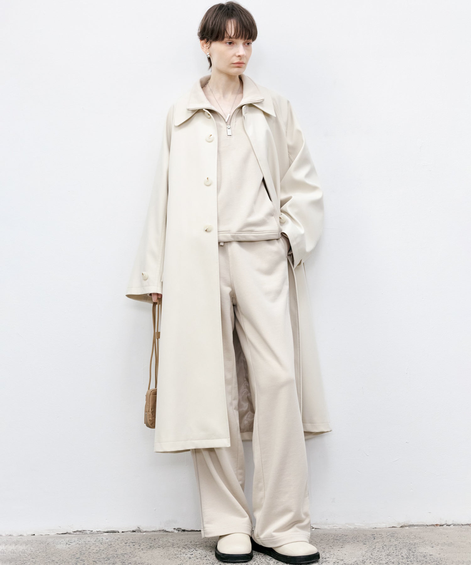 Half-Zip Over Size Pullover