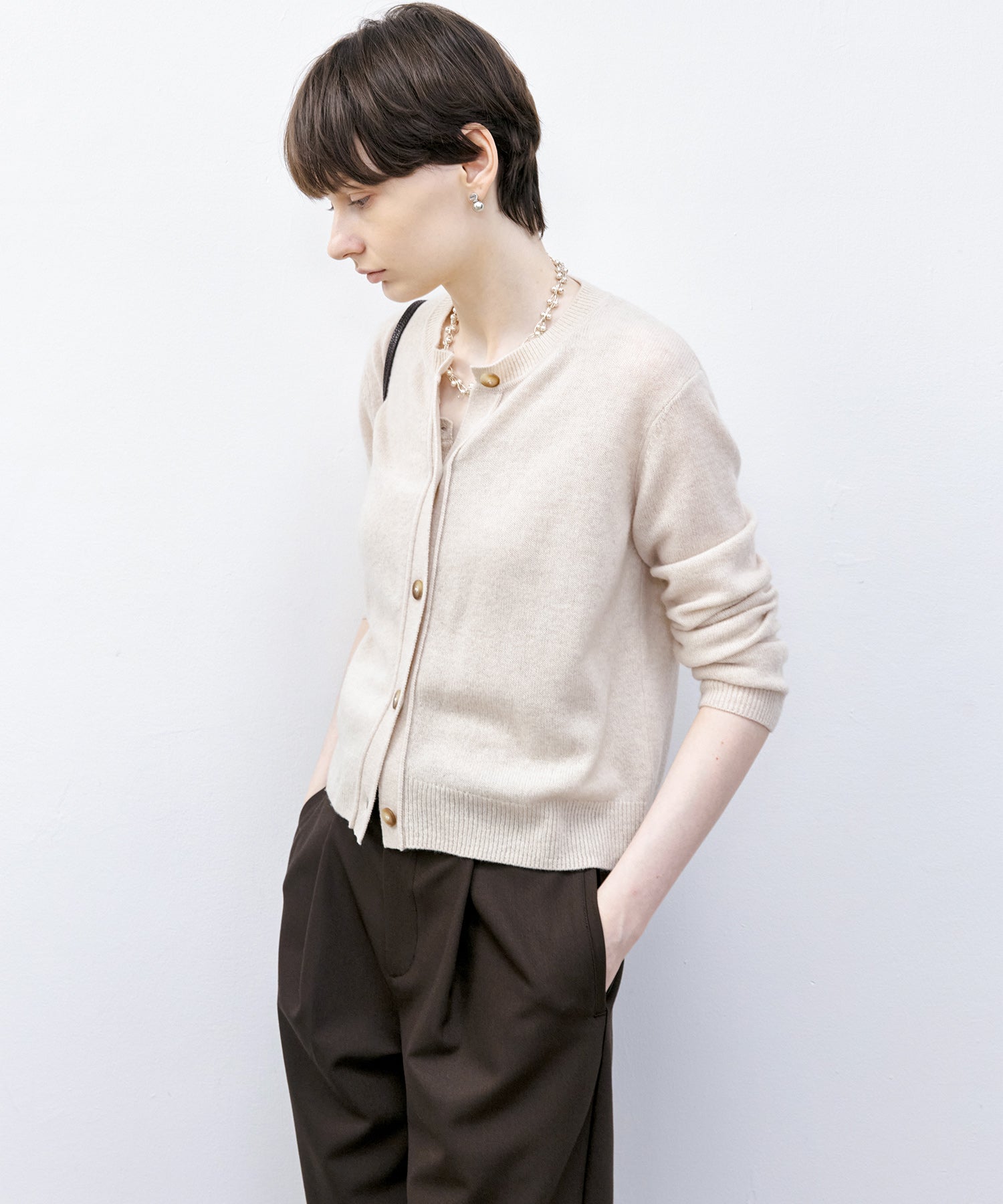 Soft Wool Basic Cardigan