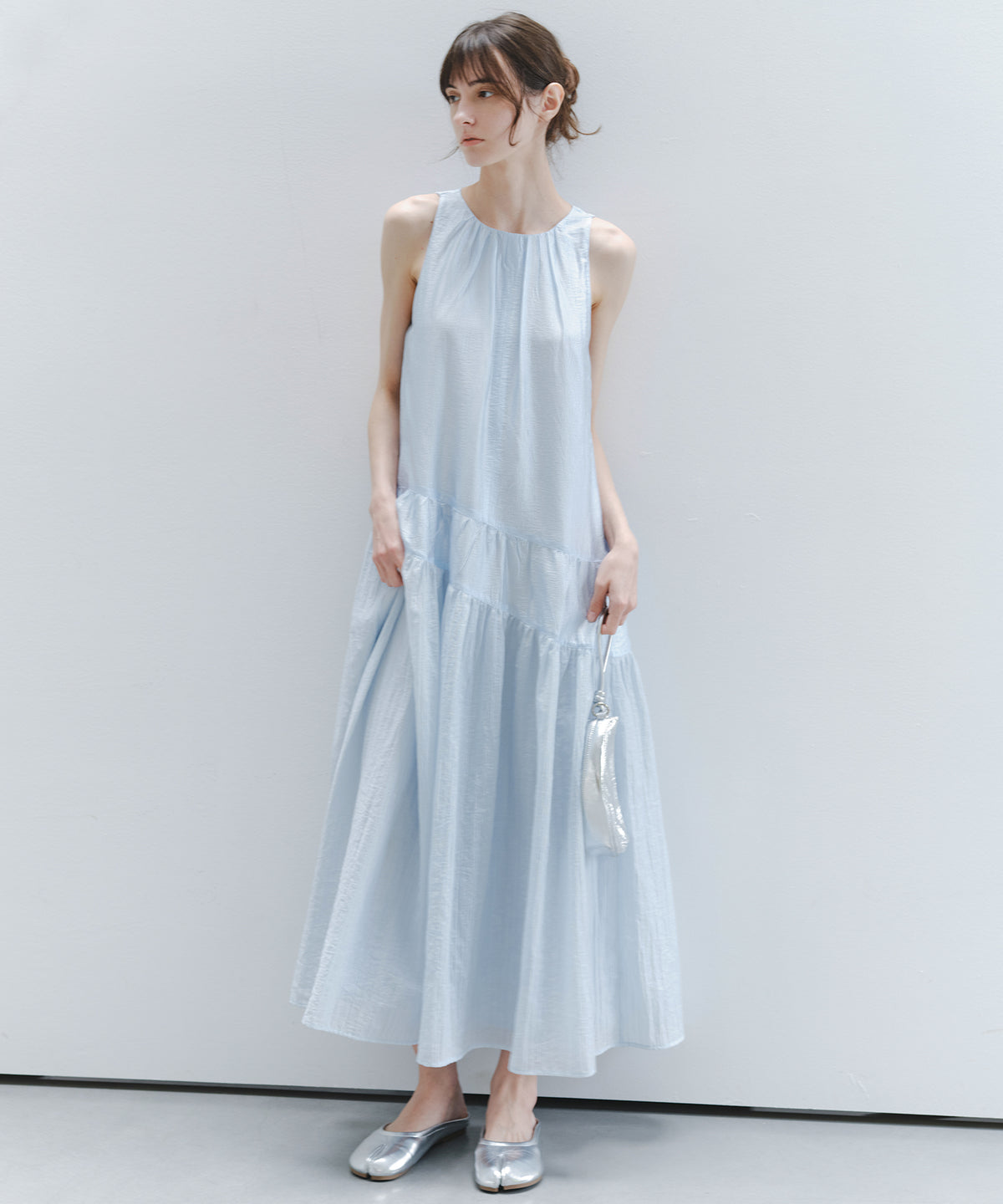 Nuanced Sheer Tiered Dress