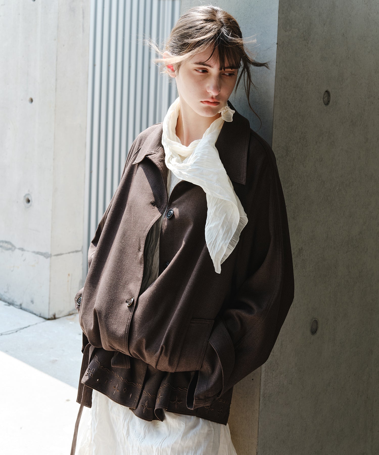 「9月下旬出荷予定」Vintage Embroidered Oversized Jacket