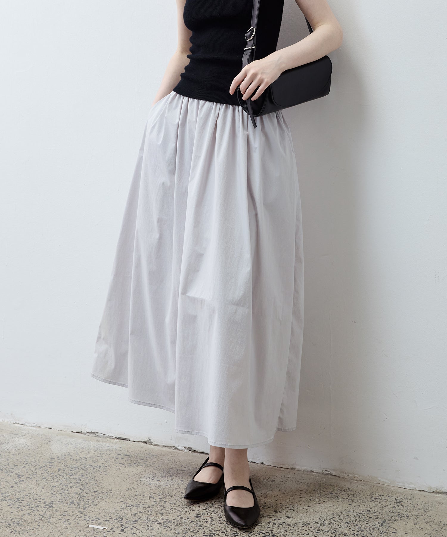UPF50+ Drawstring Gathered Skirt