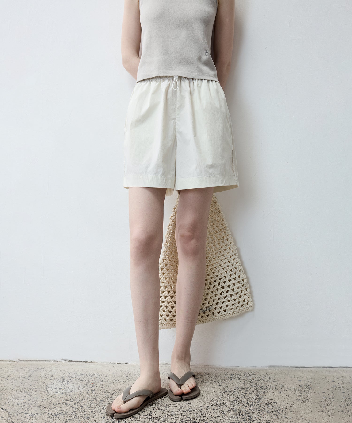 UV Protection Drawstring Minimal Shorts
