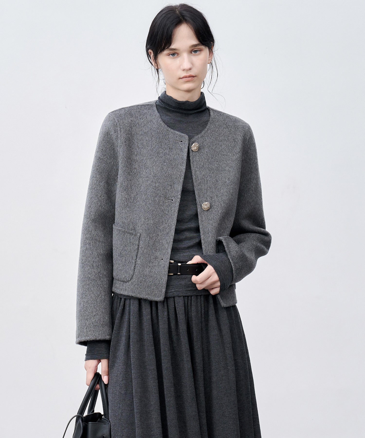 Classic Wool Handmade Short Coat