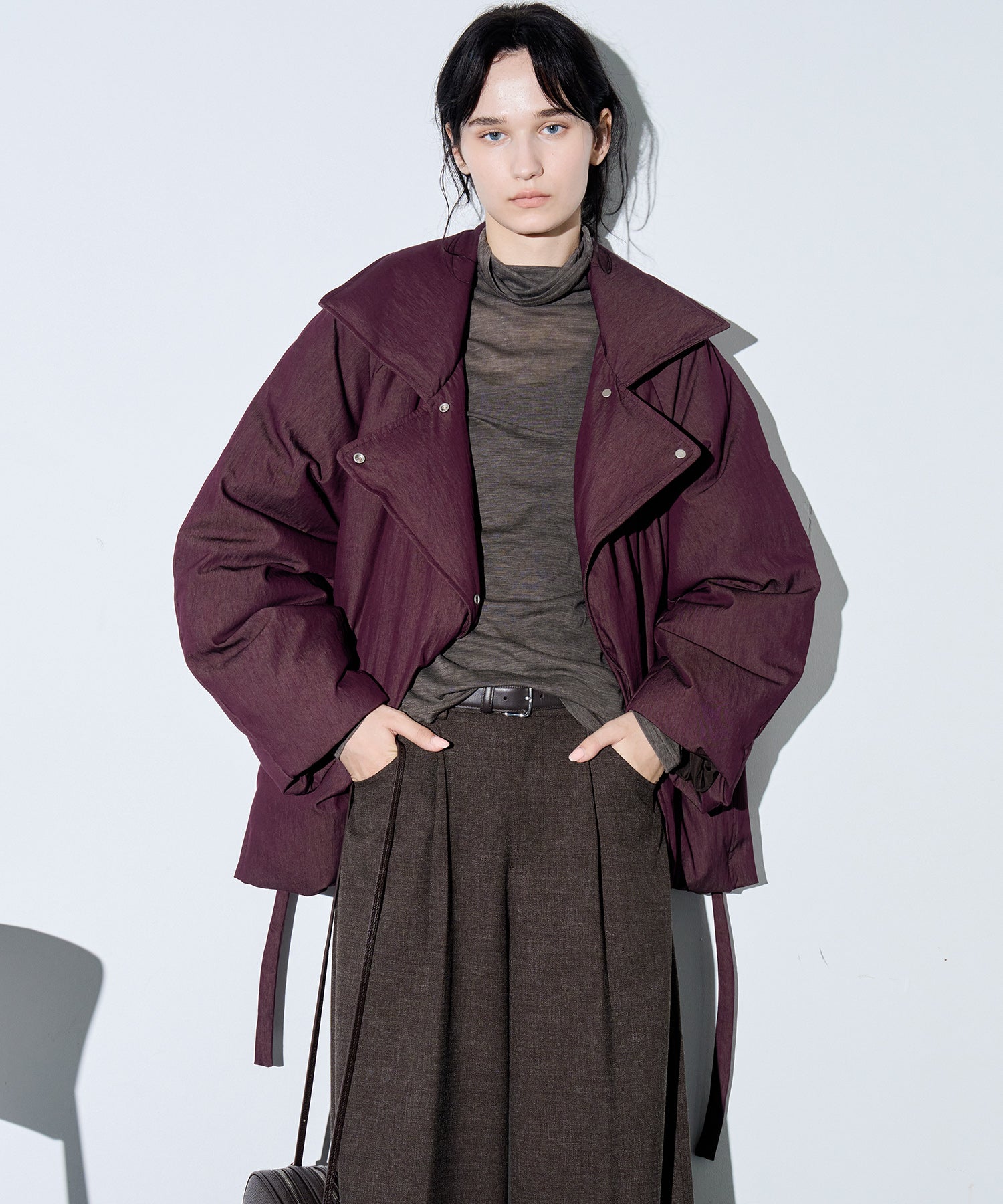 Lapel Short Down Coat