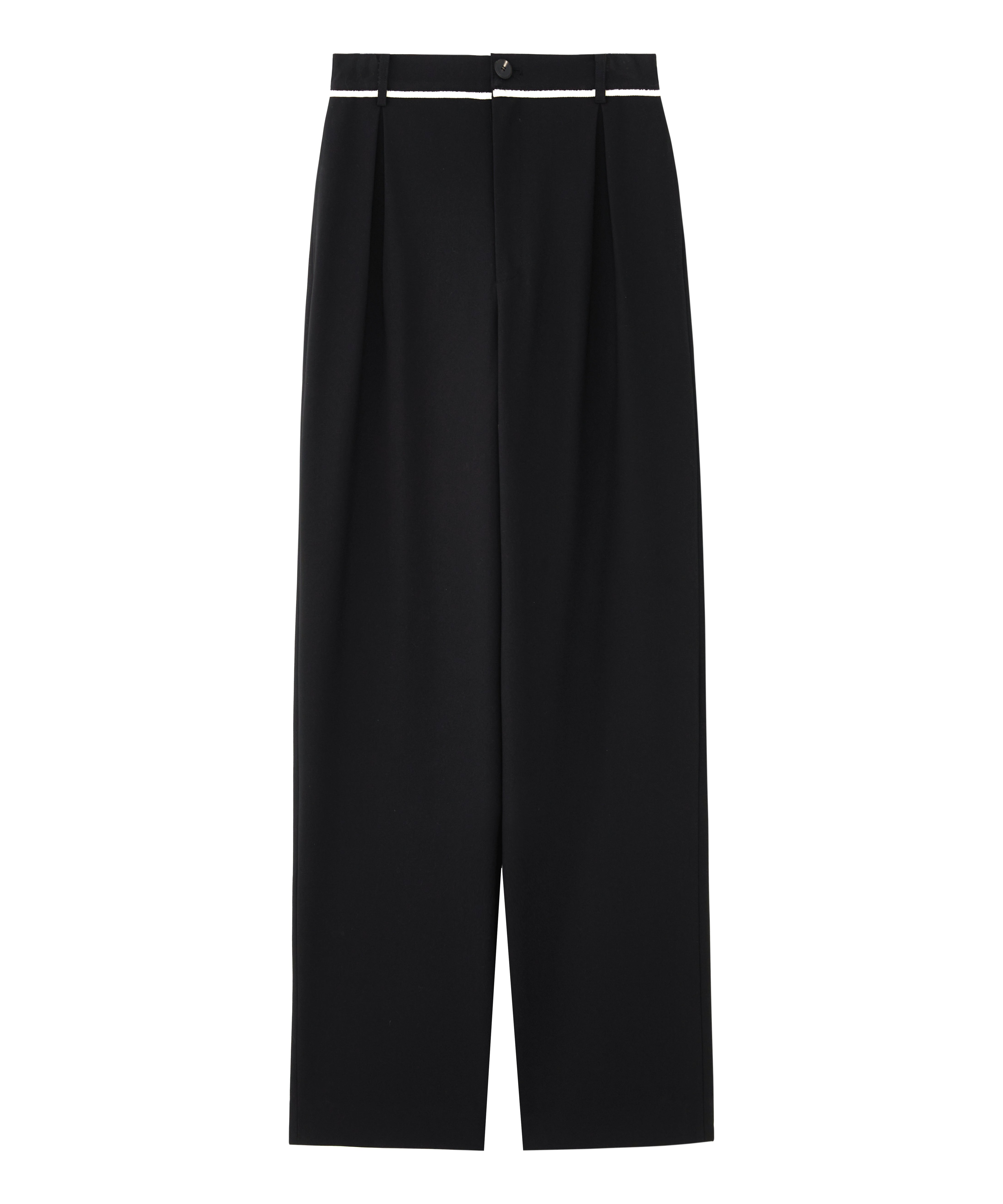 Mid-Rise Tapered Trousers