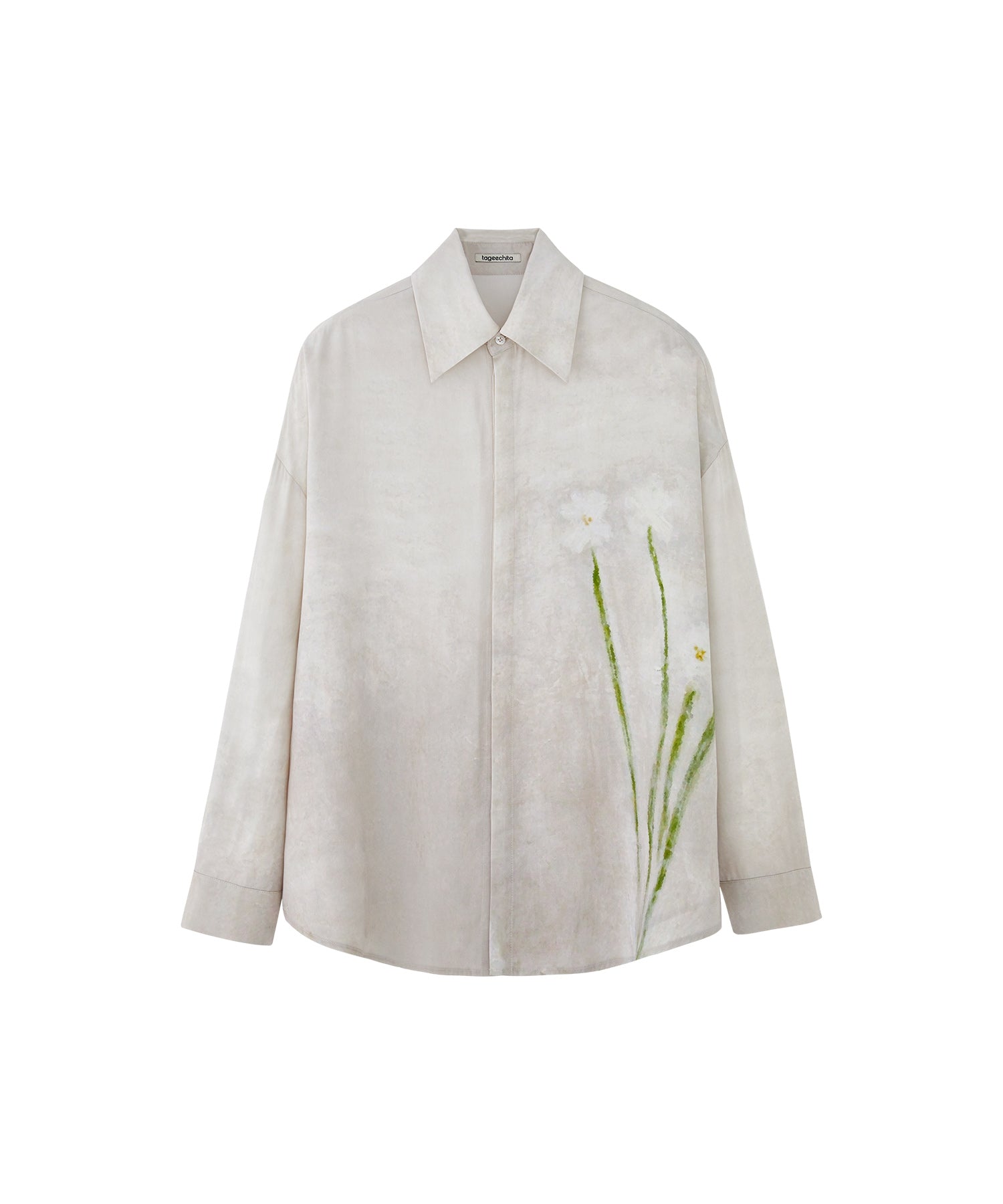 Floral Print Oversized Shirt