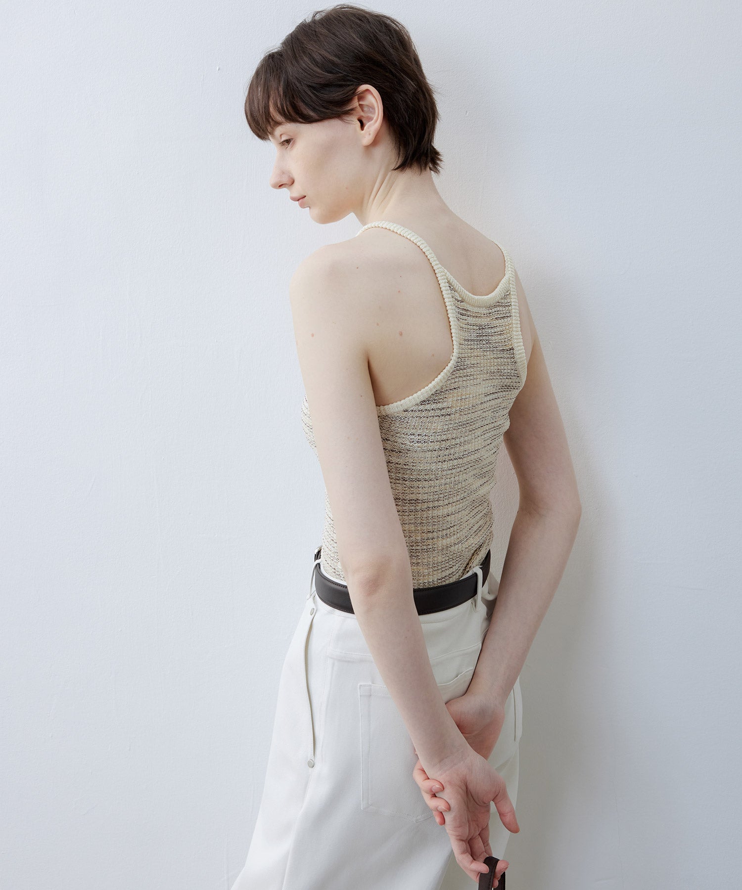 Melange Knit Camisole Top