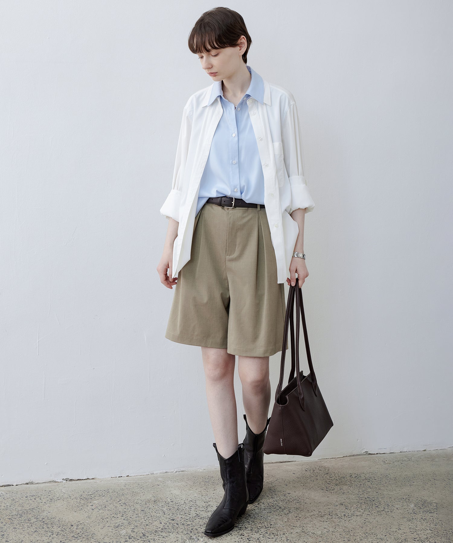 Bicolor Layered Shirt