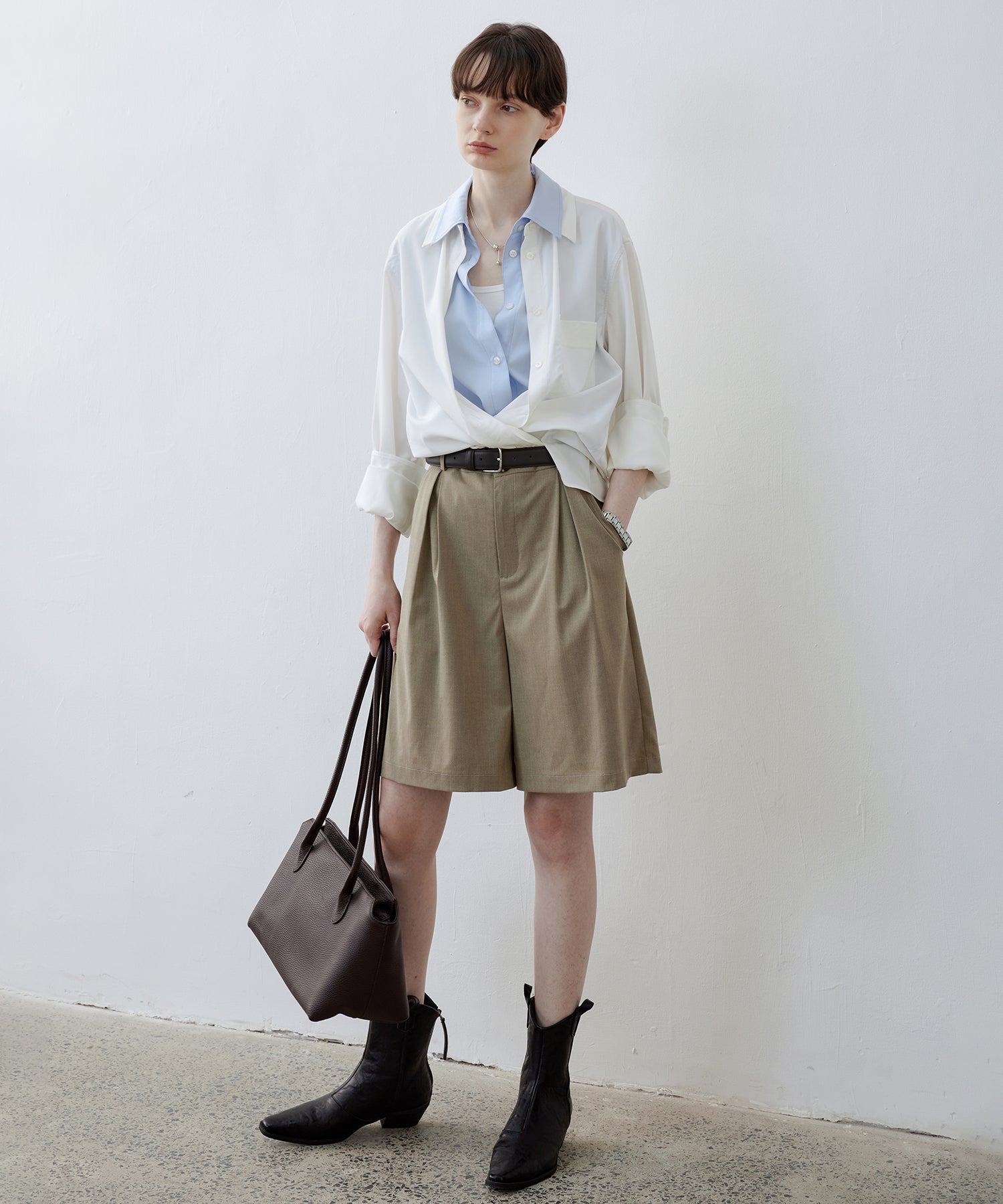 Bicolor Layered Shirt