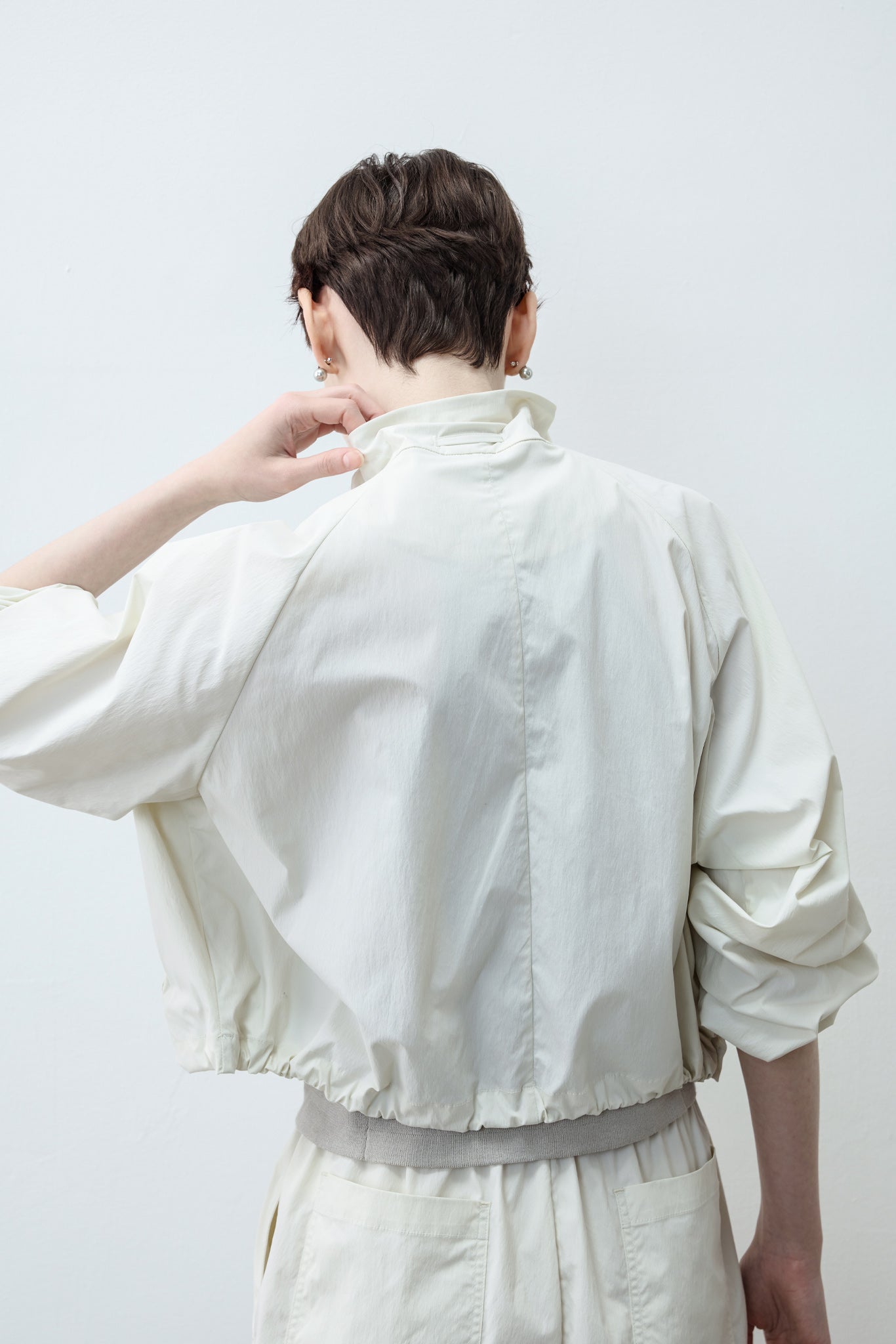 UV Protection Drawstring Light Blouson