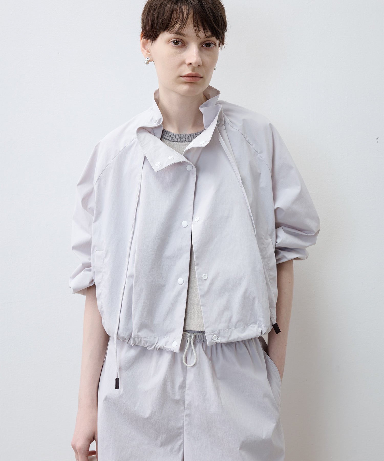 UV Protection Drawstring Light Blouson